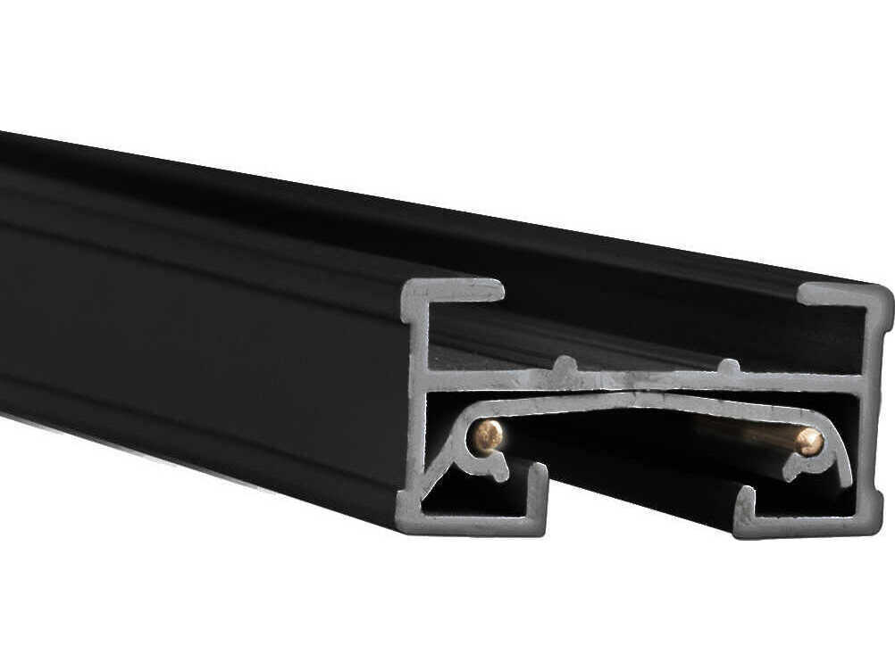 WAC Lighting Black Single Circuit J-Track