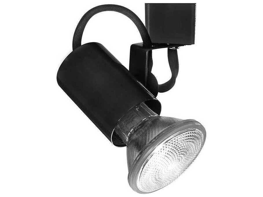 WAC Lighting Line Voltage 1-Light Black Track Head