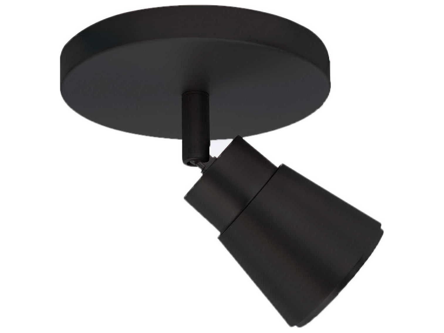 WAC Lighting Solo 1-Light Black LED Spot Light