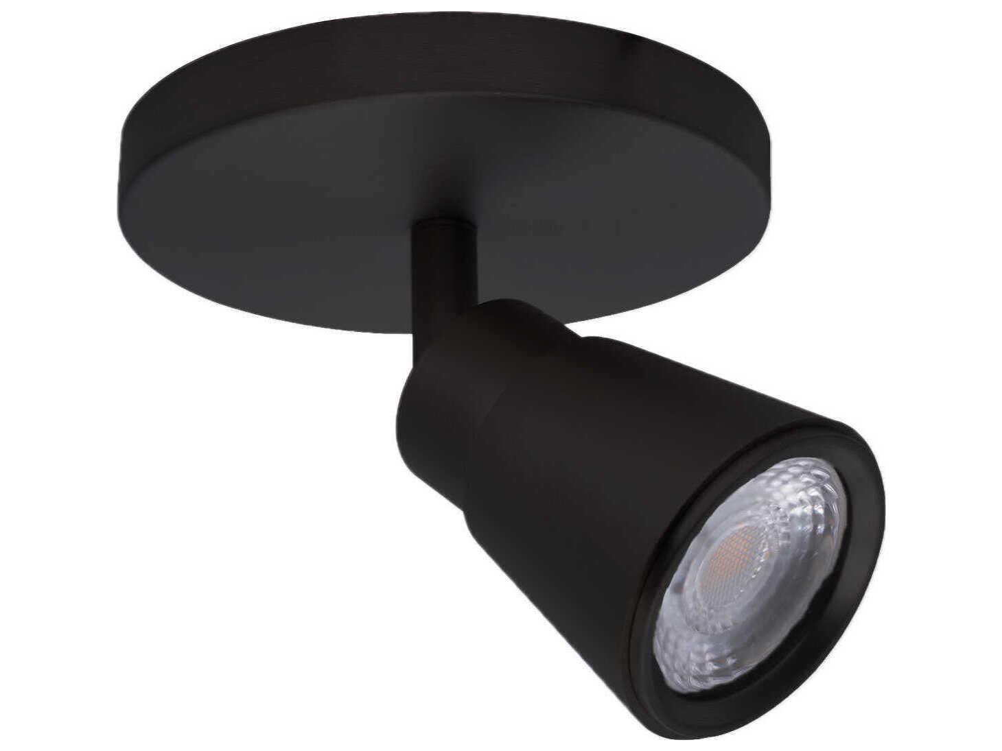 WAC Lighting Solo 1-Light Black LED Spot Light