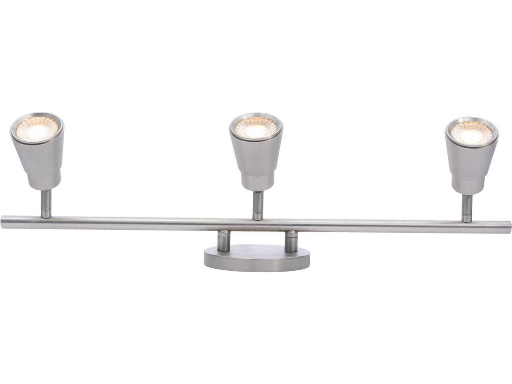 WAC Lighting Solo 3-Light Brushed Nickel LED Track & Rail Light