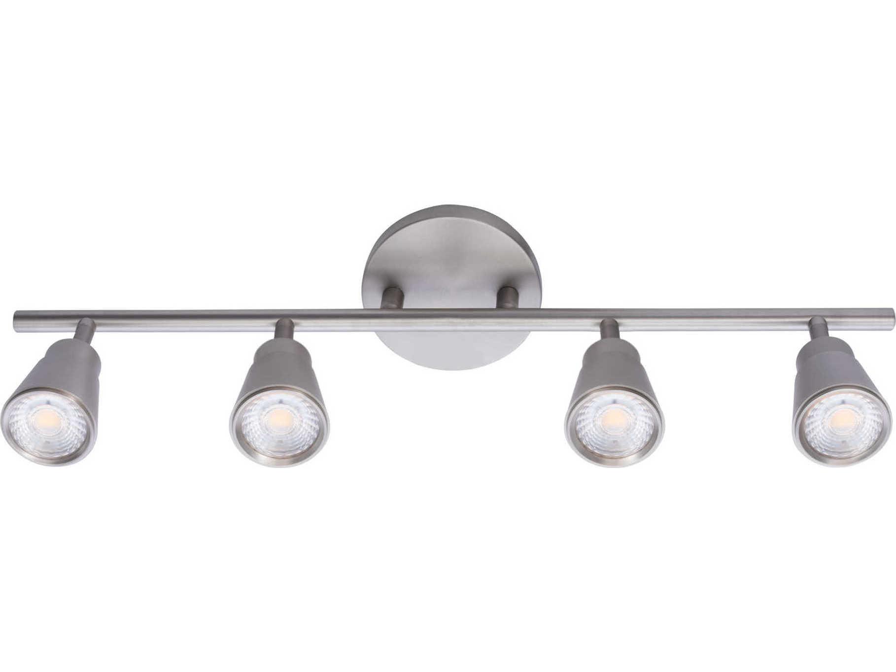 WAC Lighting Solo 4-Light Brushed Nickel LED Track & Rail Light