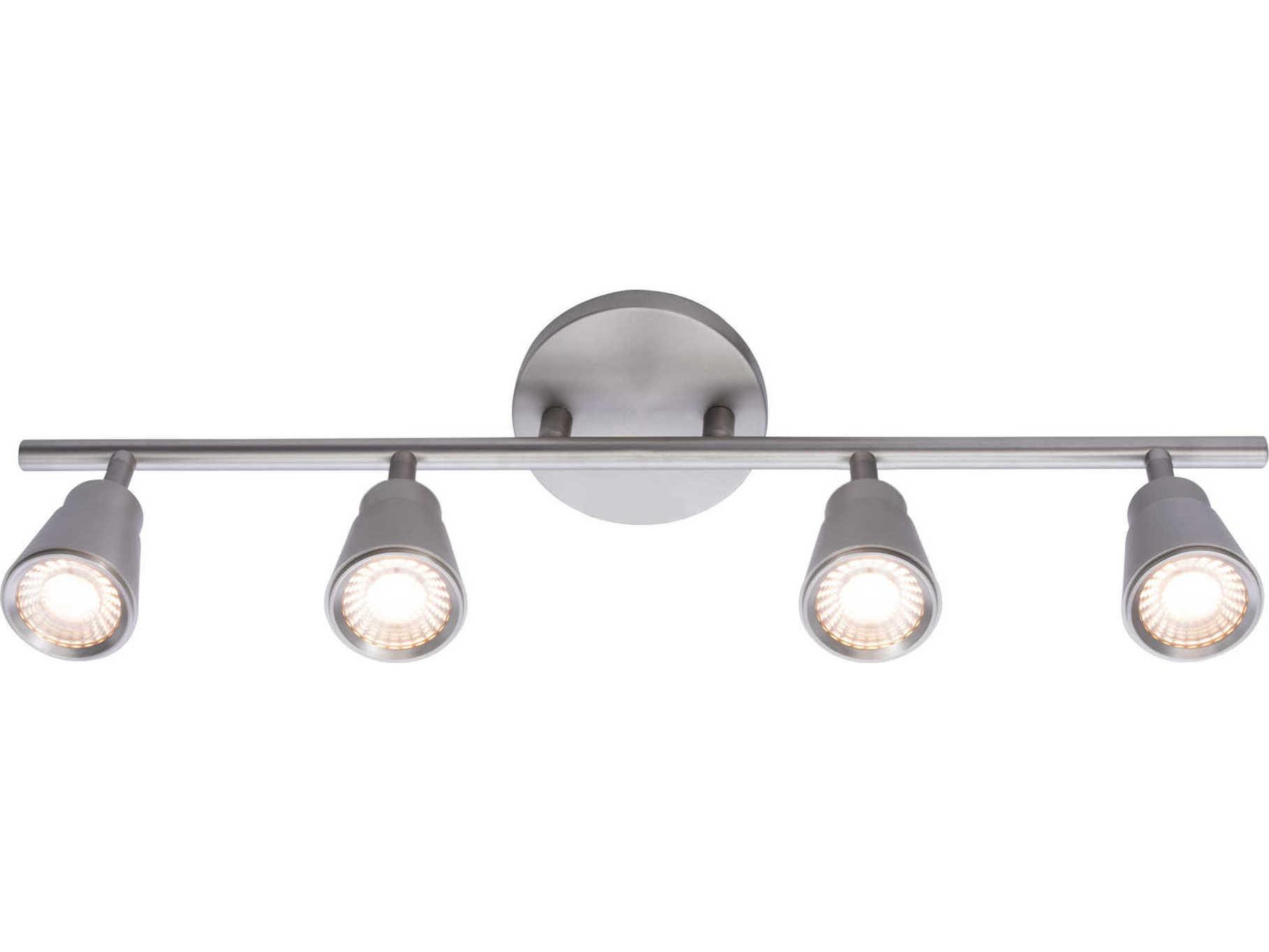 WAC Lighting Solo 4-Light Brushed Nickel LED Track & Rail Light