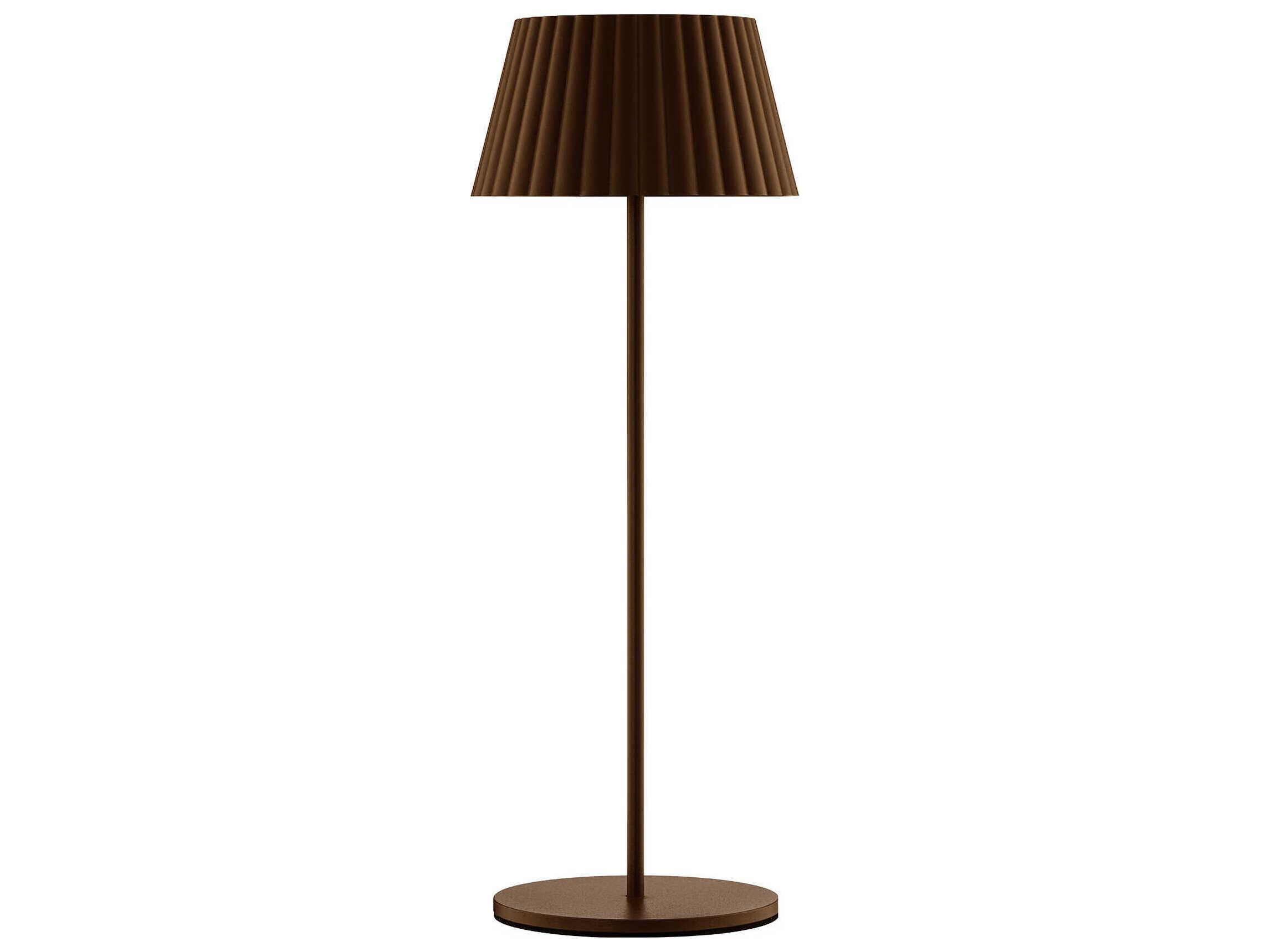 WAC Lighting Pleat Bronze Polycarbonate Table Lamp