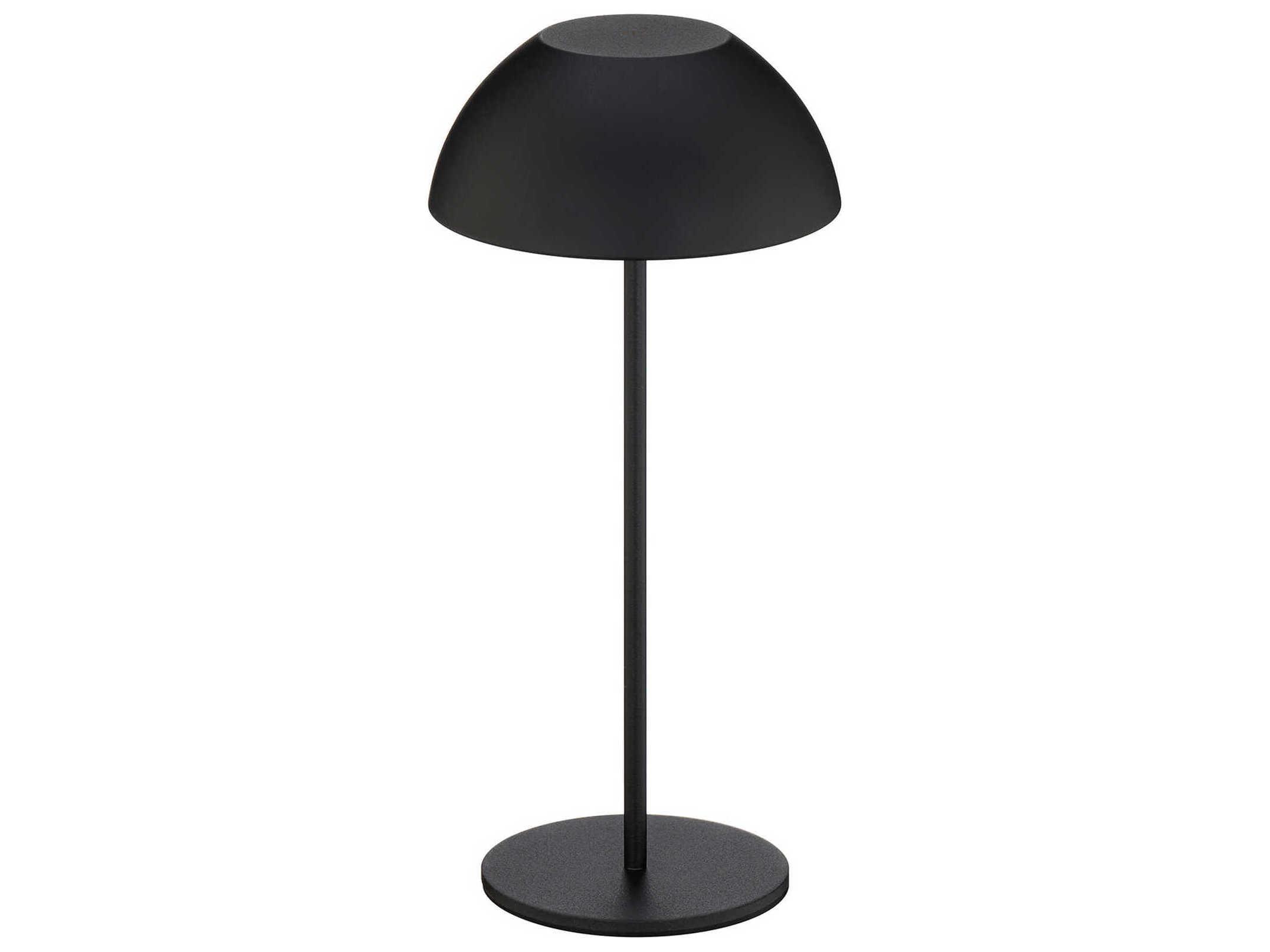 WAC Lighting Channing Black Polycarbonate Table Lamp