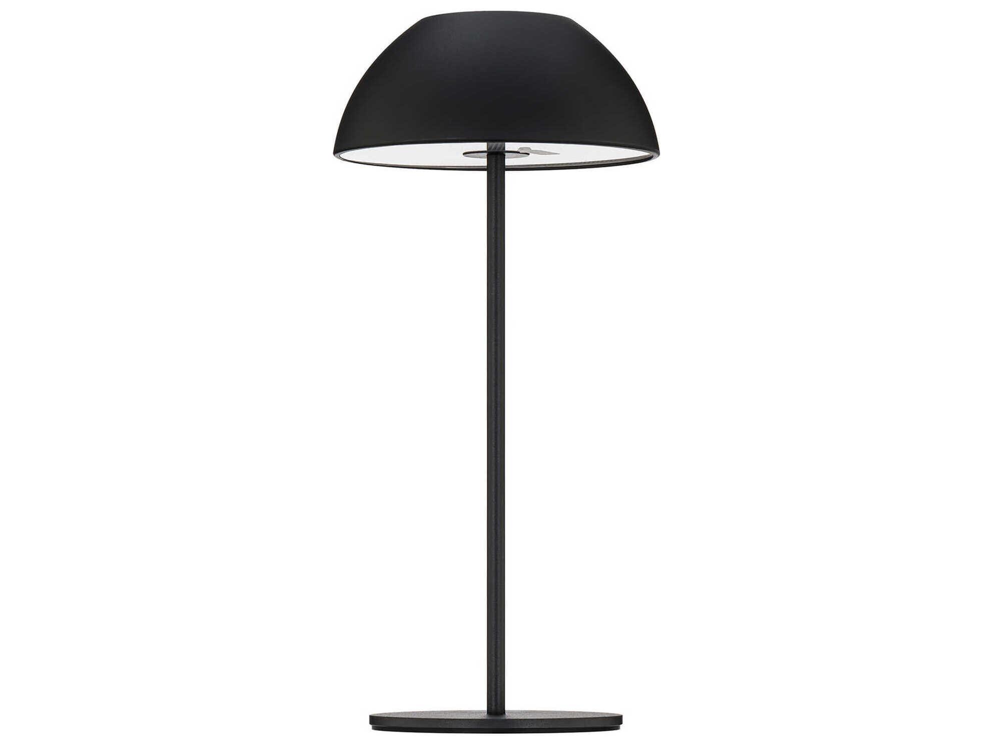 WAC Lighting Channing Black Polycarbonate Table Lamp