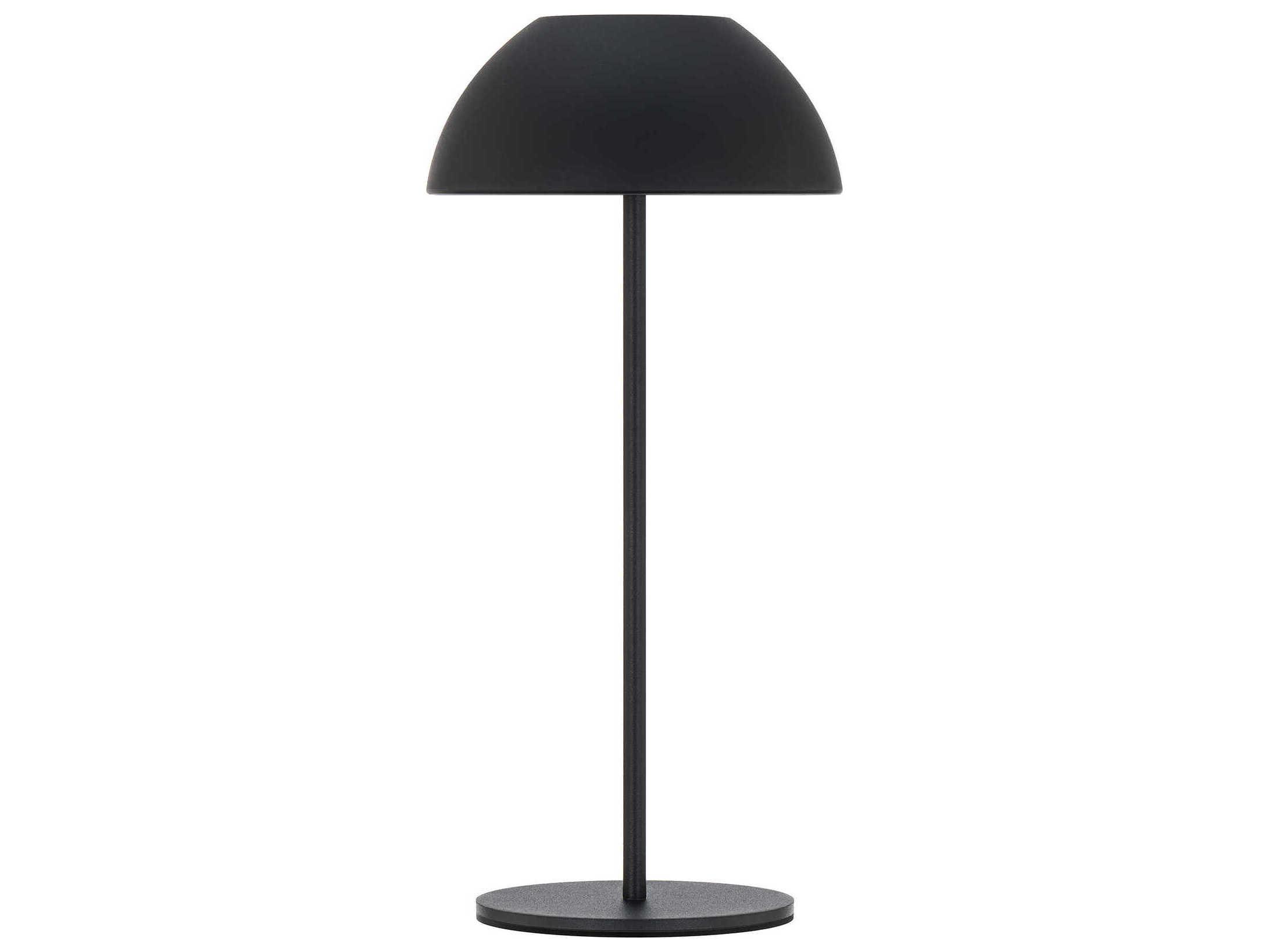 WAC Lighting Channing Black Polycarbonate Table Lamp