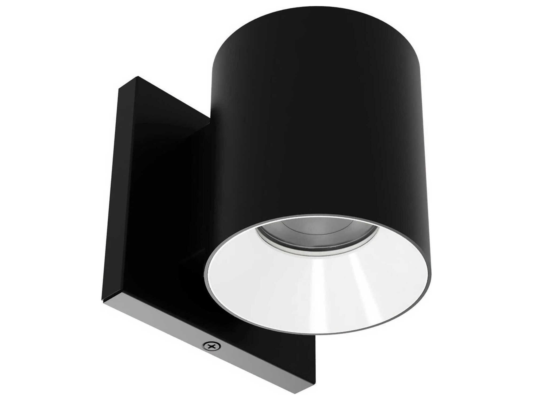 WAC Lighting Zoron Round 1-Light Trimmed Outdoor Wall Light