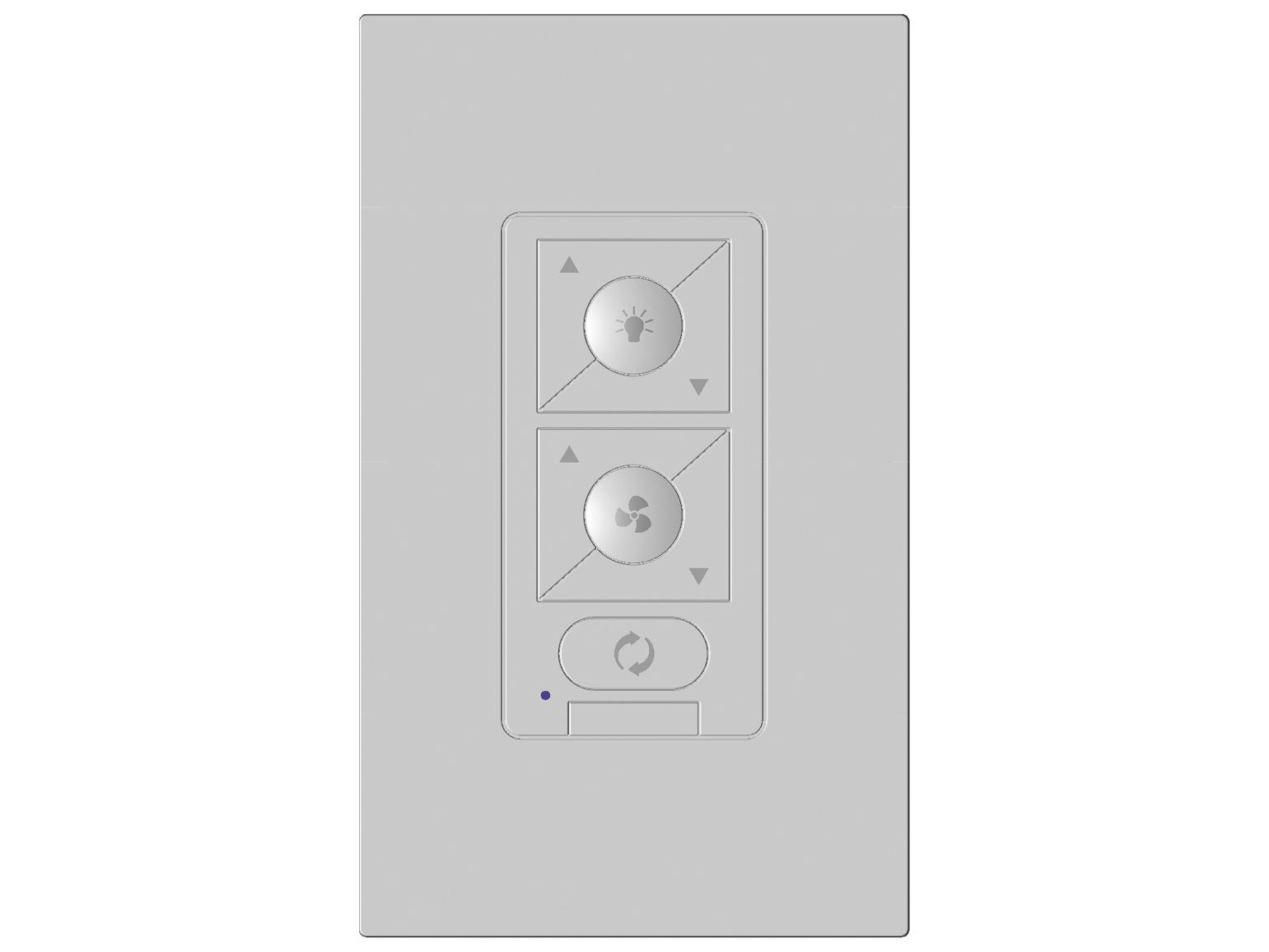 WAC Lighting Bluetooth Wall Control with Single Pole Wallplate