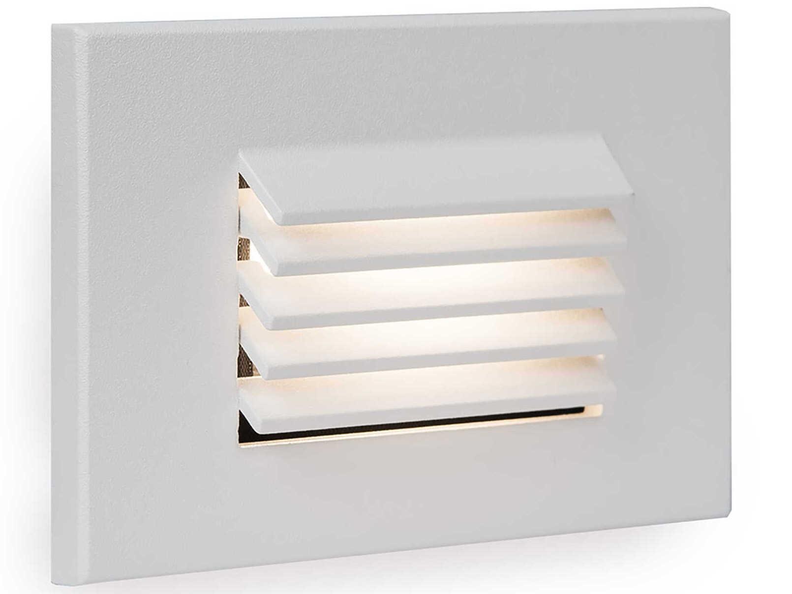 WAC Lighting Landscape 1-Light Horizontal Louvered Step and Wall Light