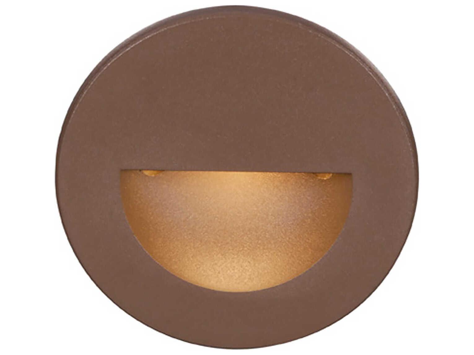 WAC Lighting LEDme 1-Light Half-Round Outdoor Step and Wall Light