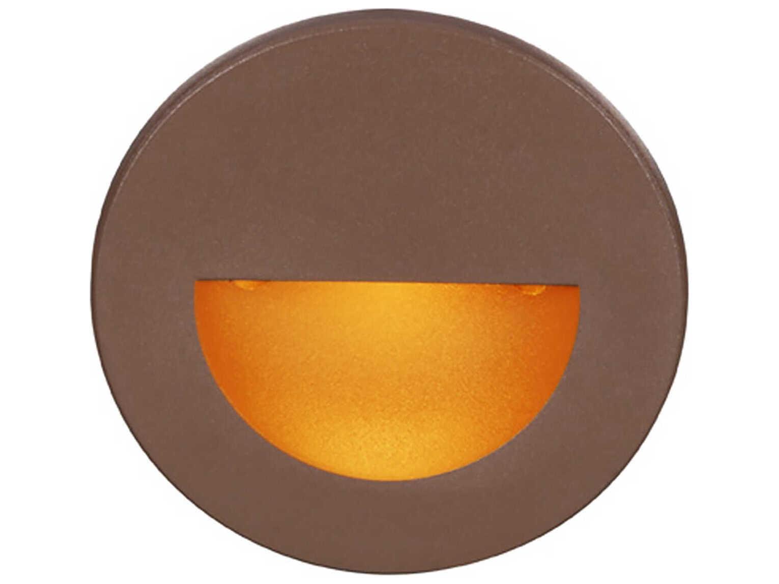WAC Lighting LEDme 1-Light Half-Round Outdoor Step and Wall Light