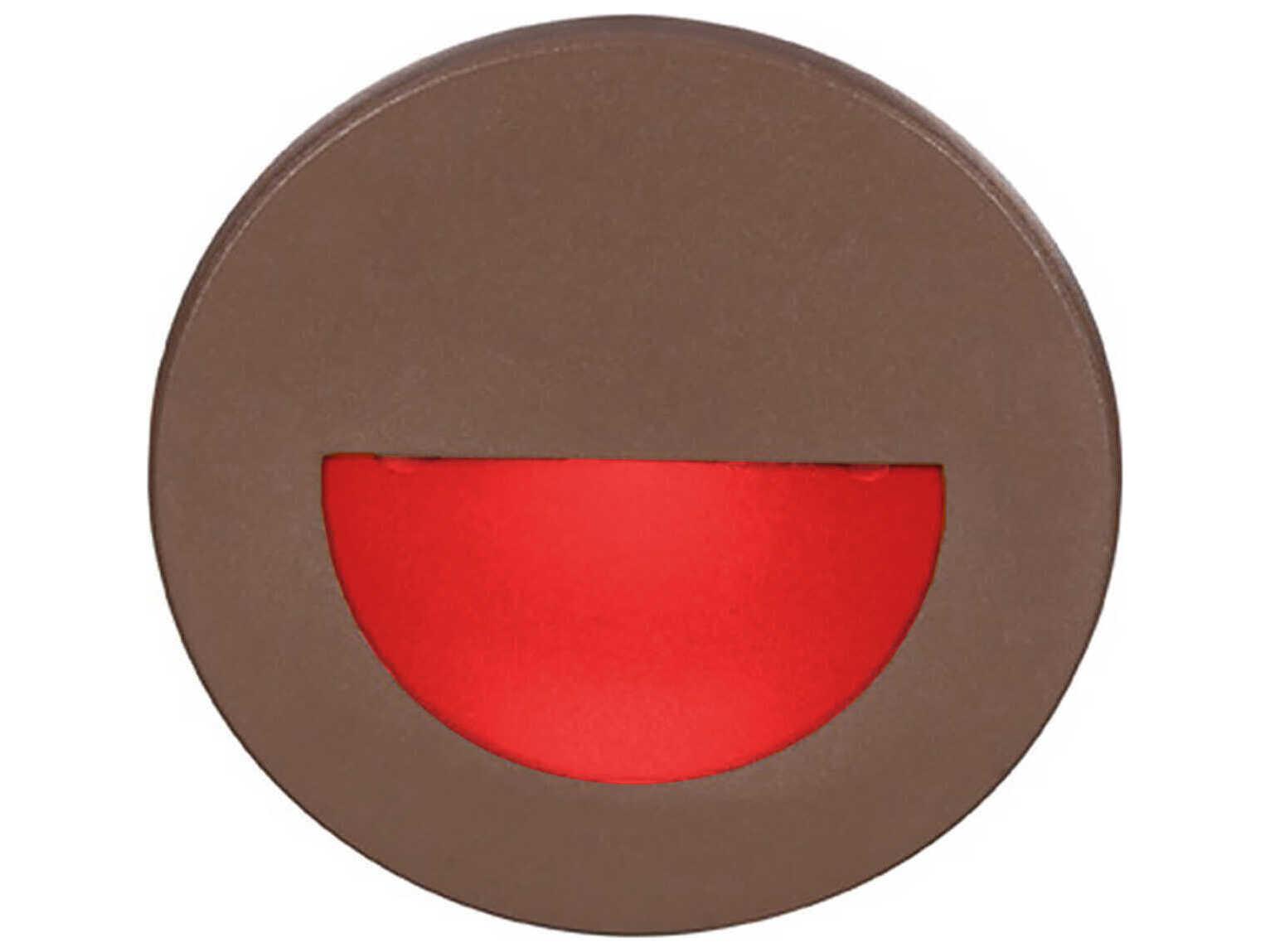 WAC Lighting LEDme 1-Light Half-Round Outdoor Step and Wall Light