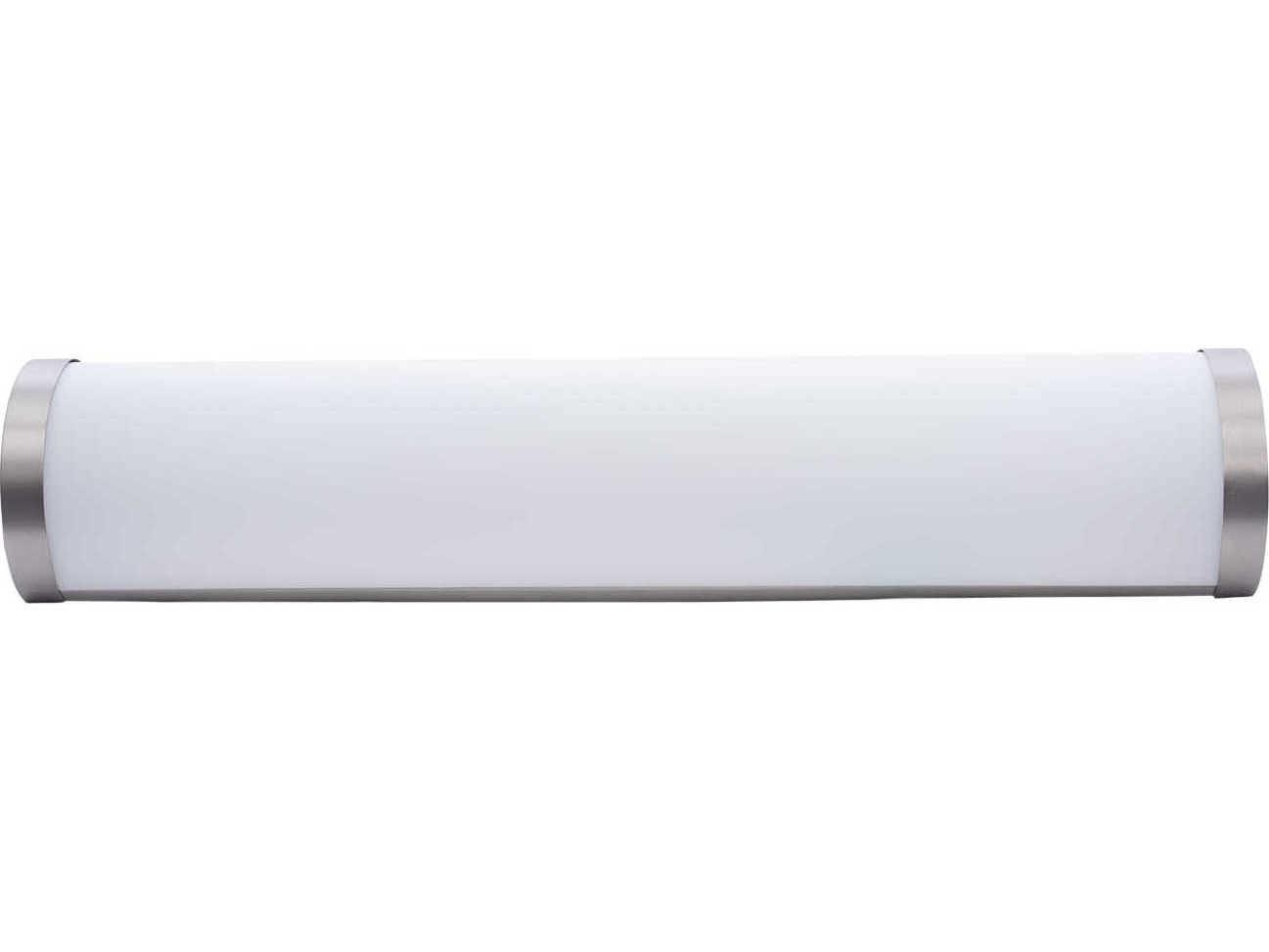 WAC Lighting Fuse 1-Light Brushed Nickel LED Vanity Light