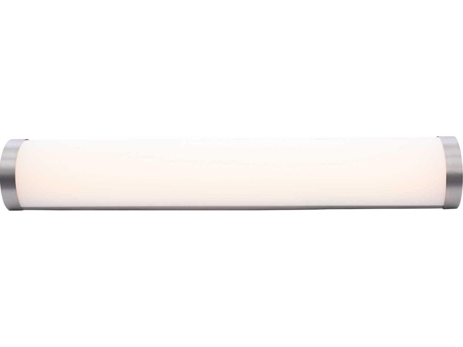 WAC Lighting Fuse 1-Light Brushed Nickel LED Vanity Light