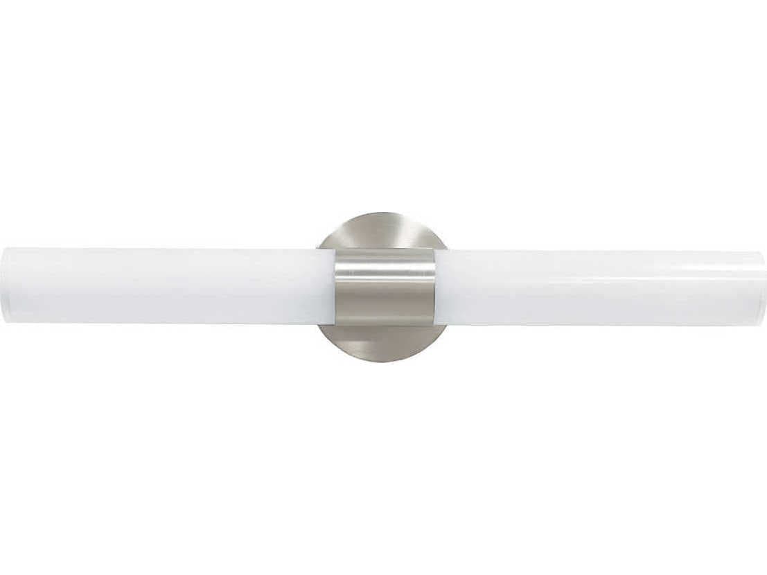 WAC Lighting Turbo 1-Light Brushed Nickel LED Vanity Light