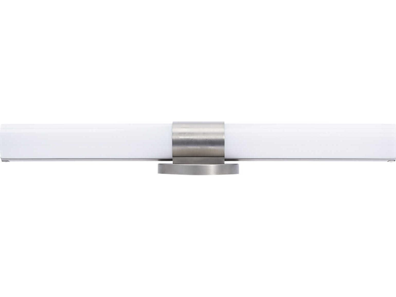 WAC Lighting Turbo 1-Light Brushed Nickel LED Vanity Light