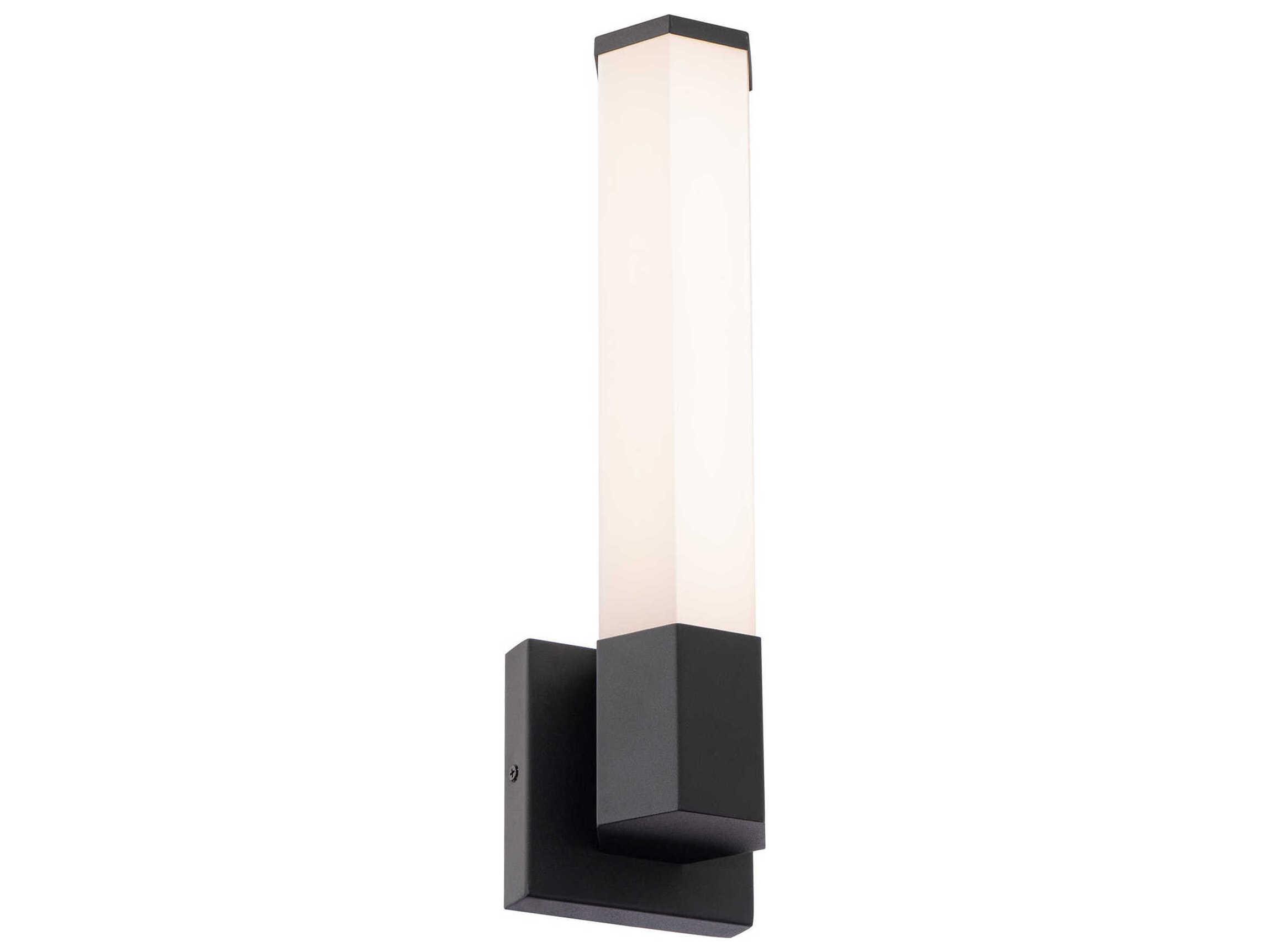 WAC Lighting Remi 1-Light Black Wall Sconce
