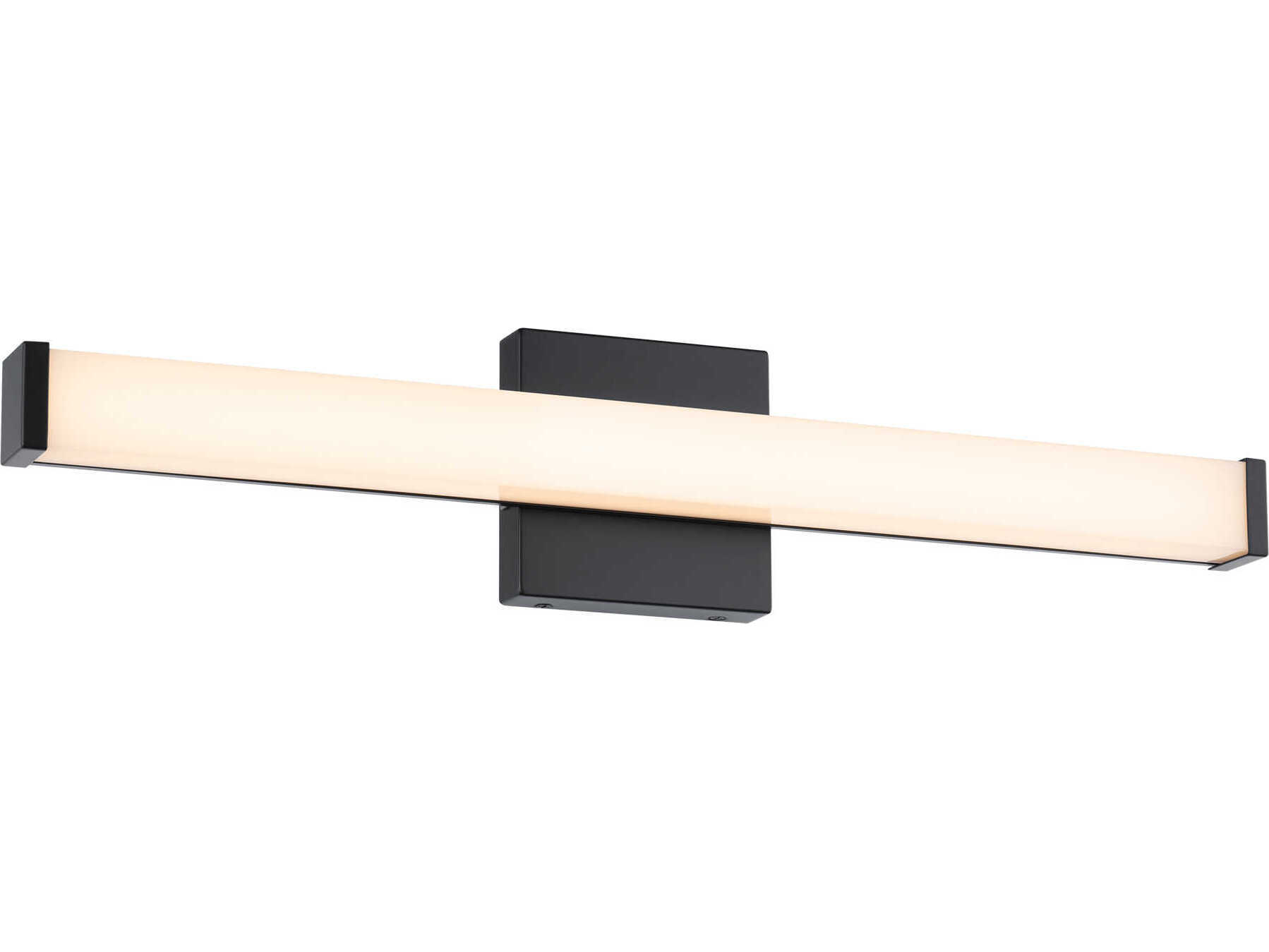 WAC Lighting Slim 1-Light Black Vanity Light