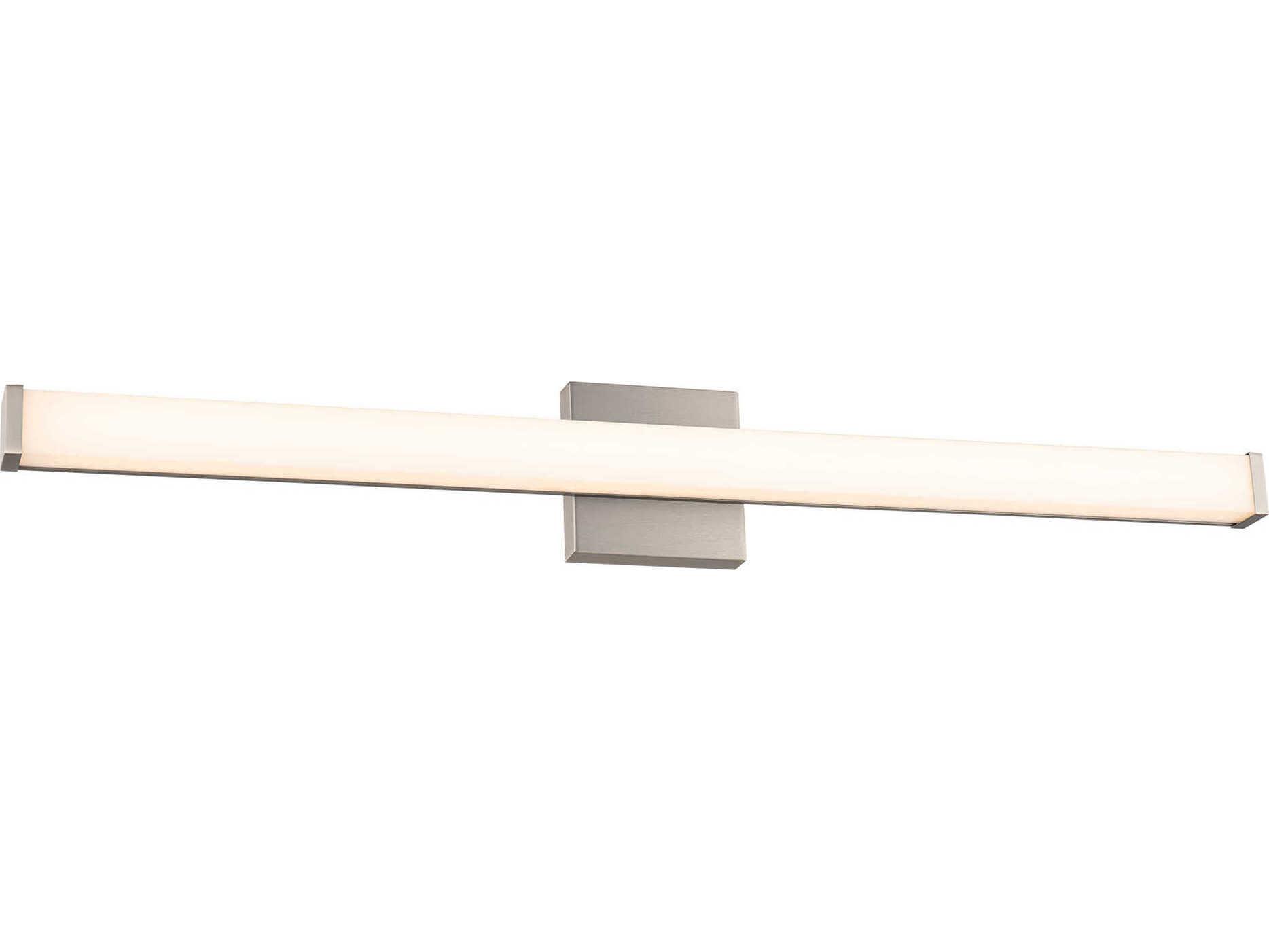 WAC Lighting Slim 1-Light Brushed Nickel Vanity Light