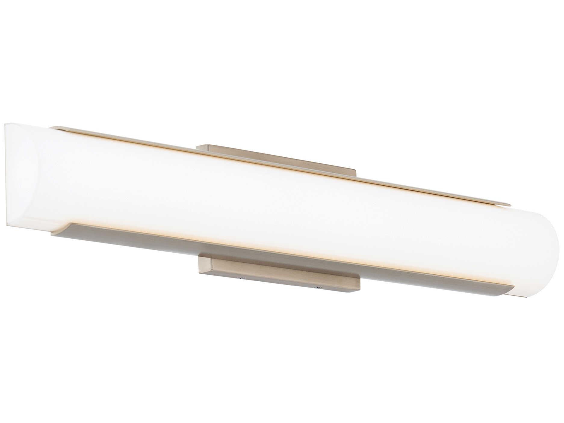 WAC Lighting Demi 1-Light Brushed Nickel Vanity Light