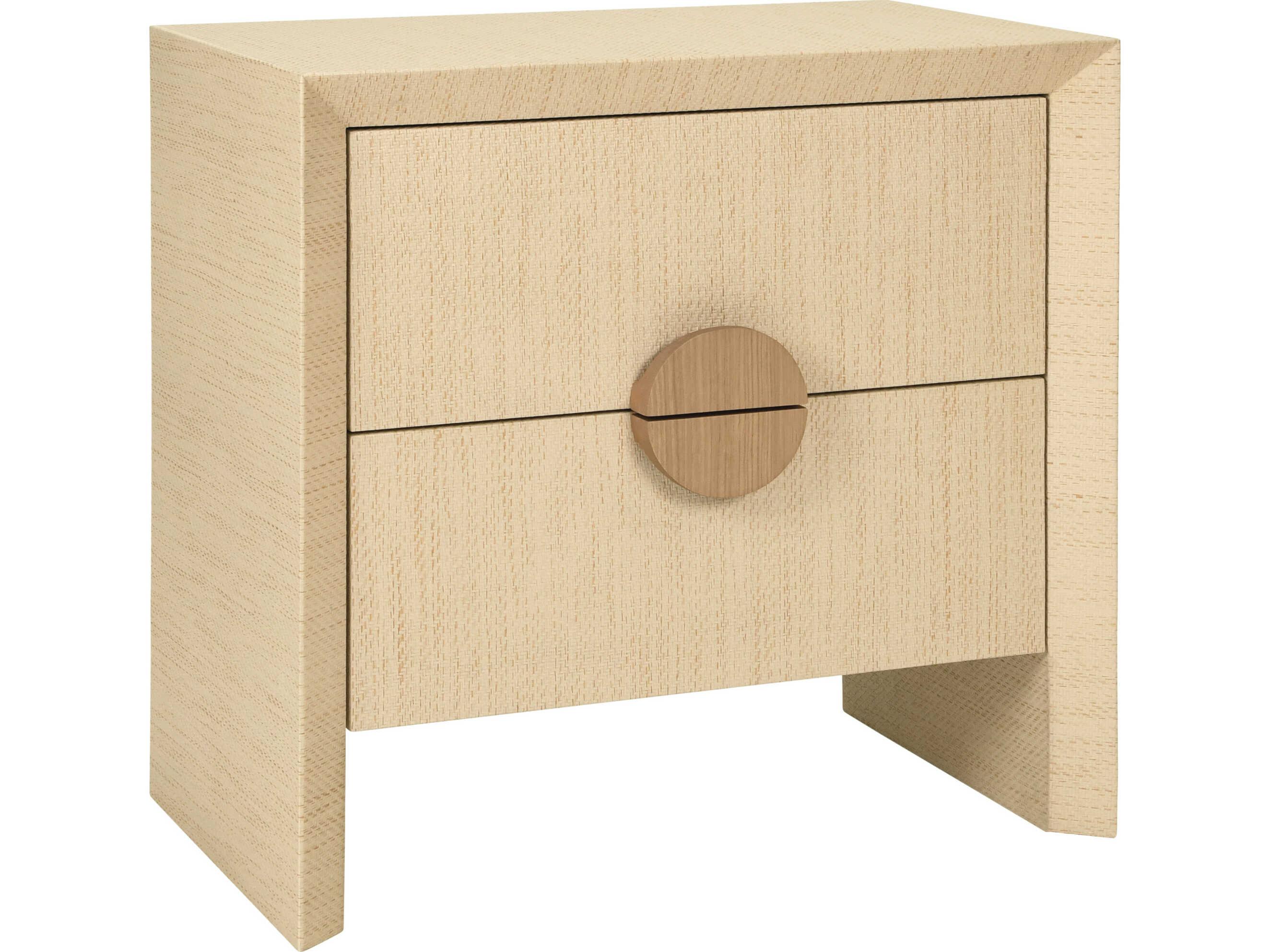 Worlds Away Ezra Rectangular Wood Brown End Table