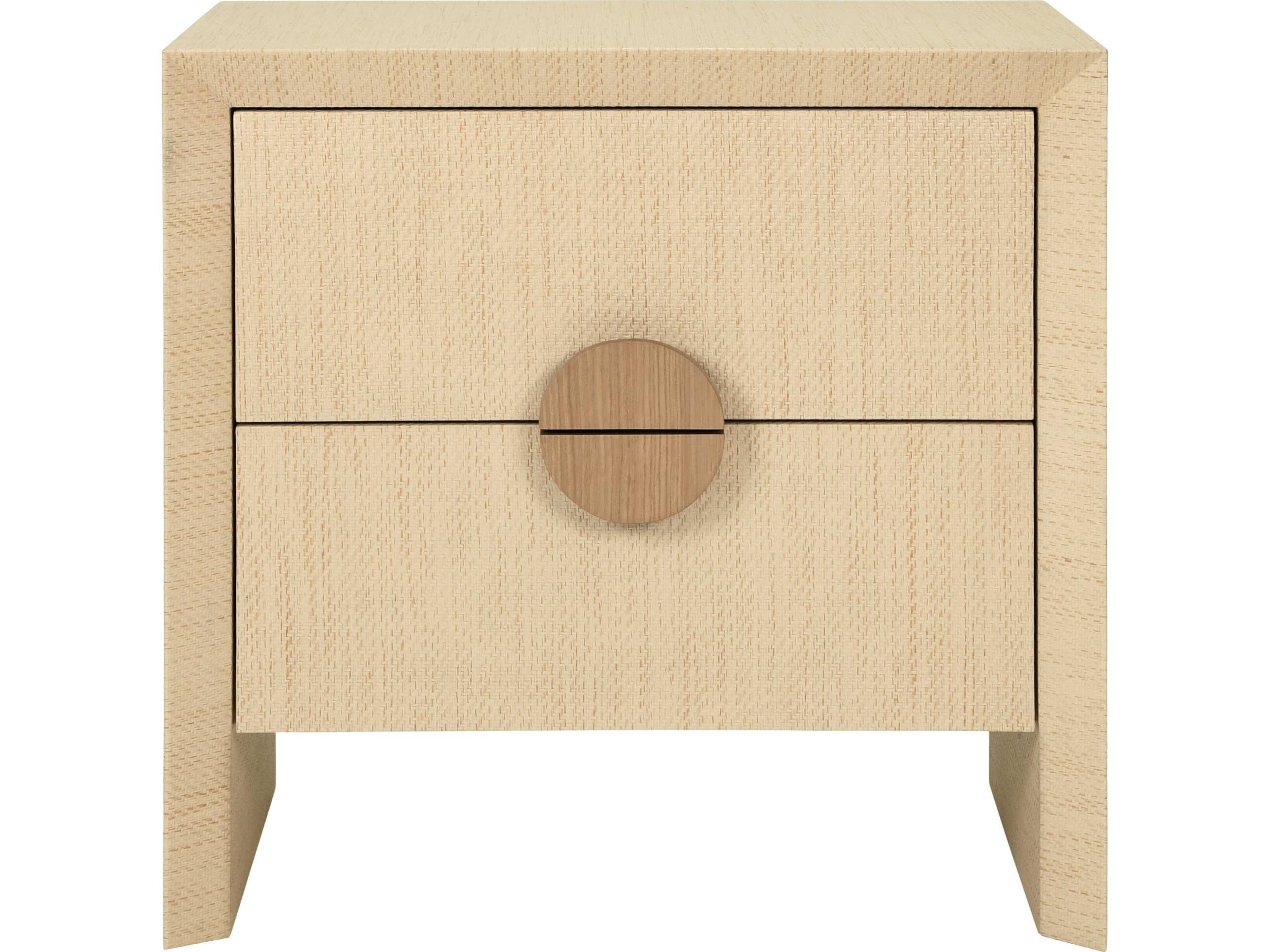 Worlds Away Ezra Rectangular Wood Brown End Table