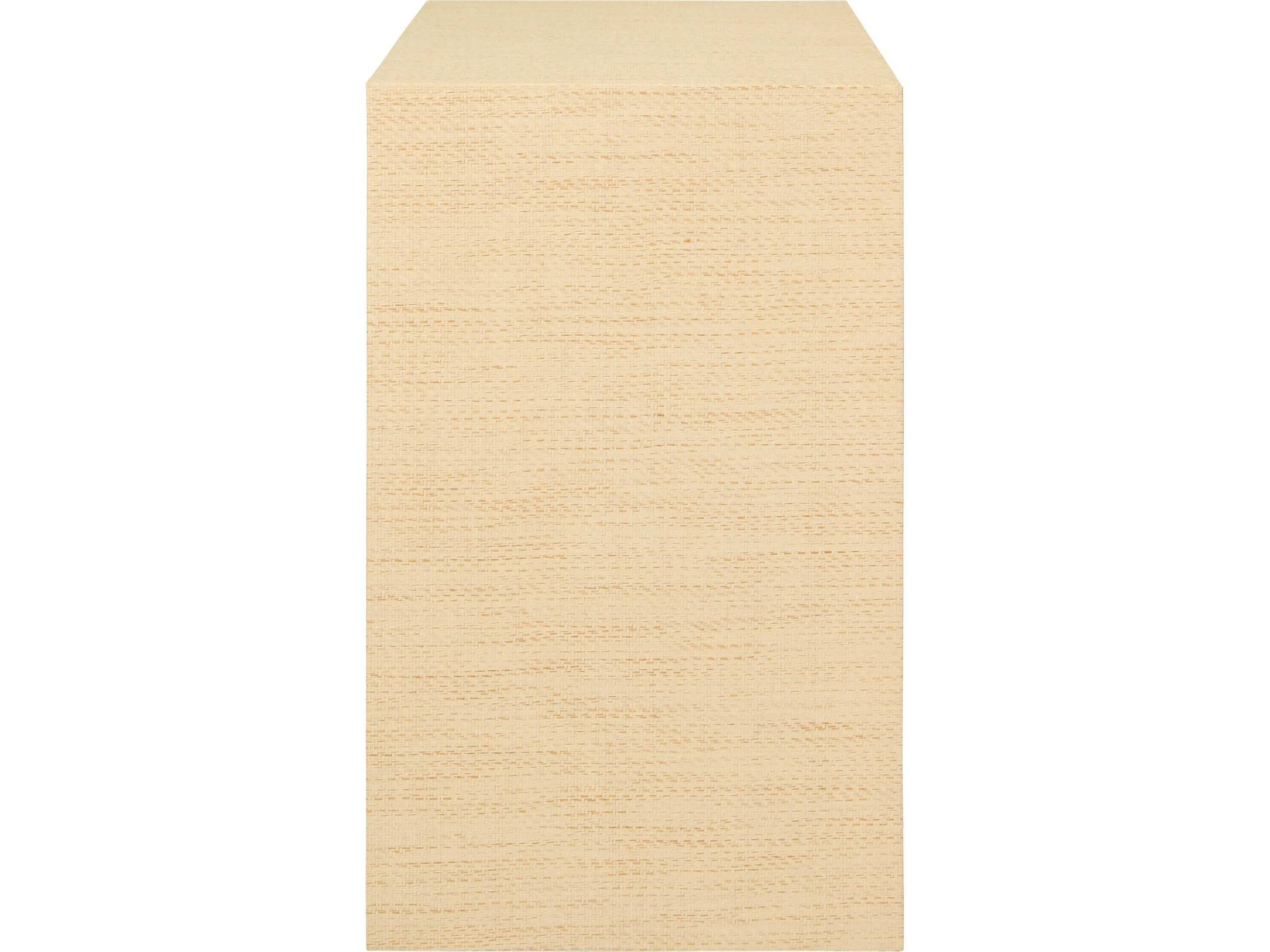 Worlds Away Ezra Rectangular Wood Brown End Table