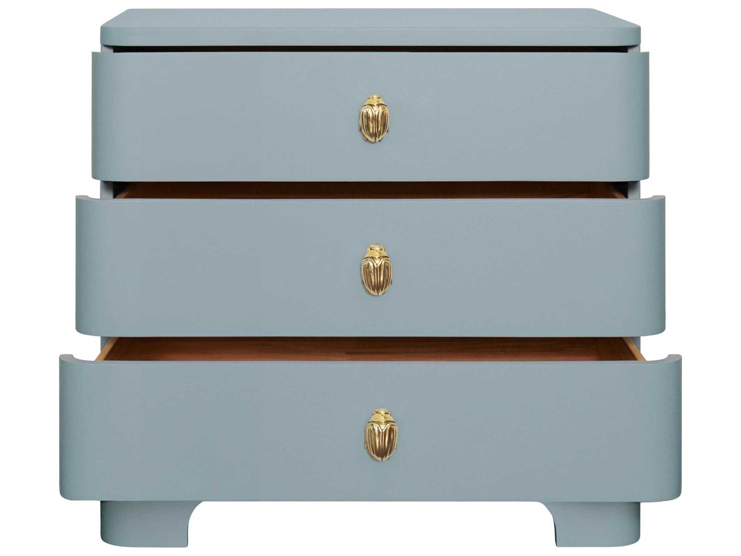 Worlds Away Rectangular Wood End Table