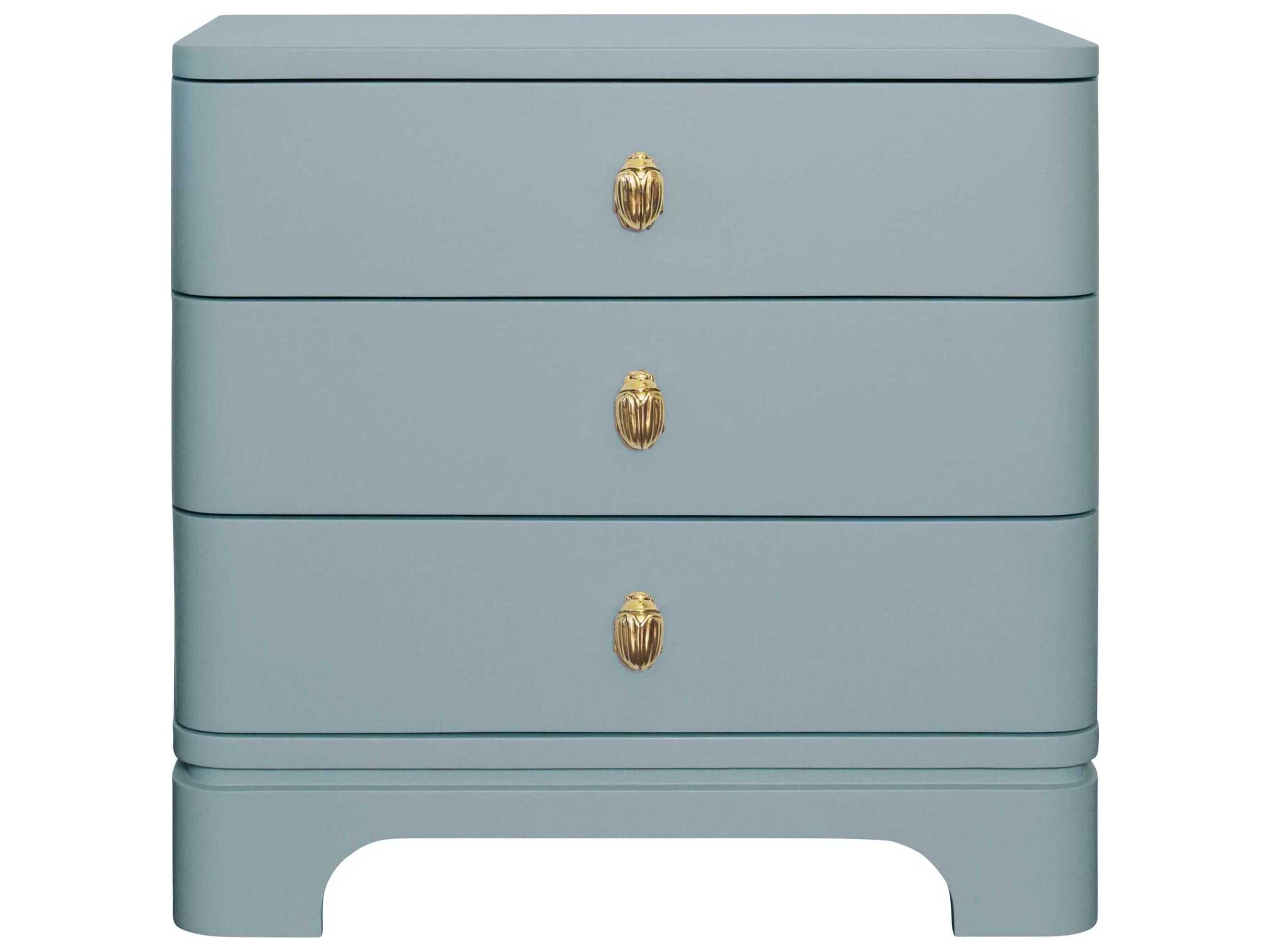 Worlds Away Rectangular Wood End Table