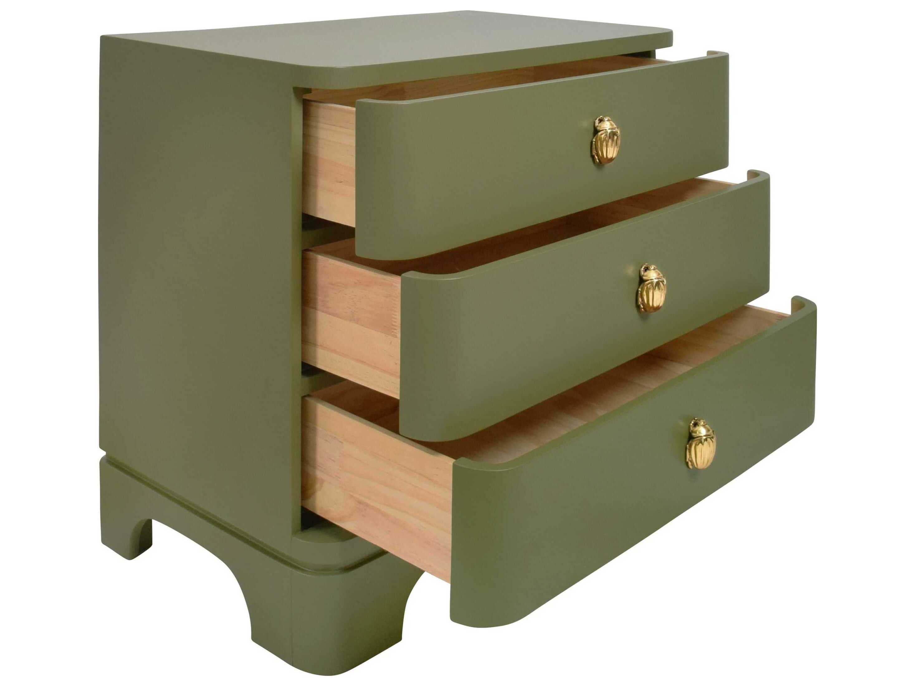 Worlds Away Rectangular Wood End Table