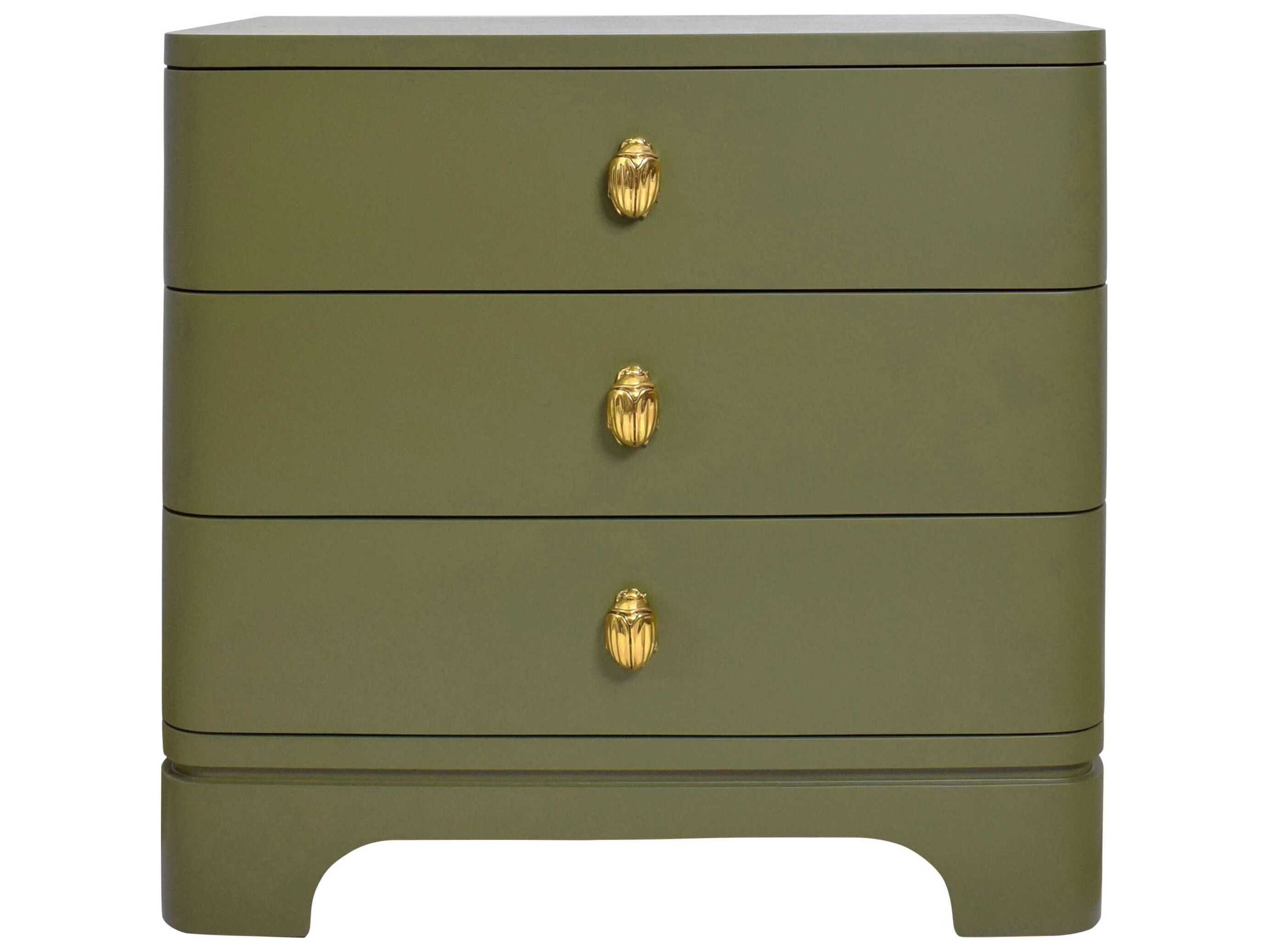 Worlds Away Rectangular Wood End Table