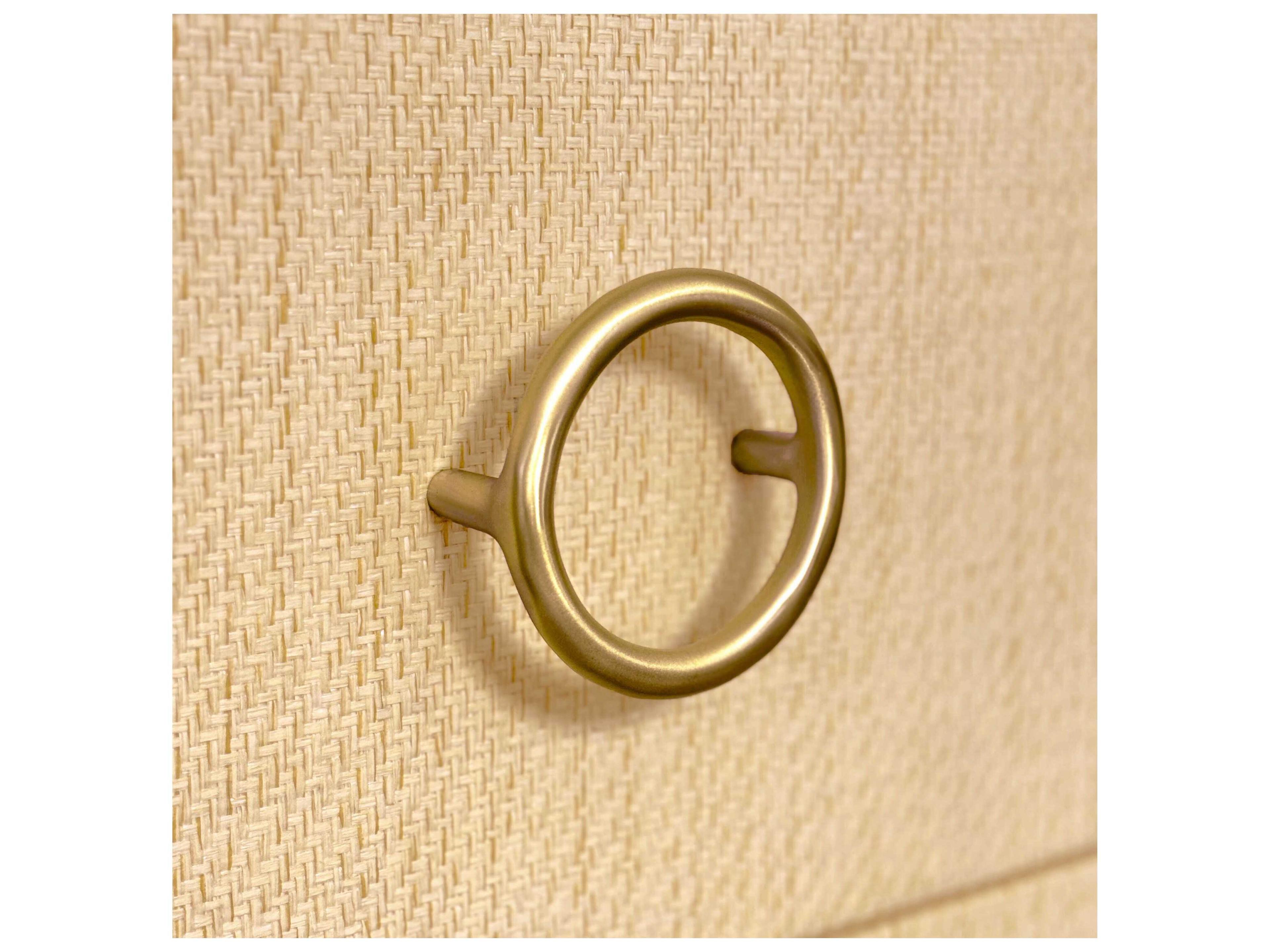 Worlds Away 3-Drawers Brown Hardwood Dresser