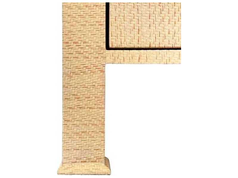 Worlds Away 3-Drawers Brown Hardwood Dresser