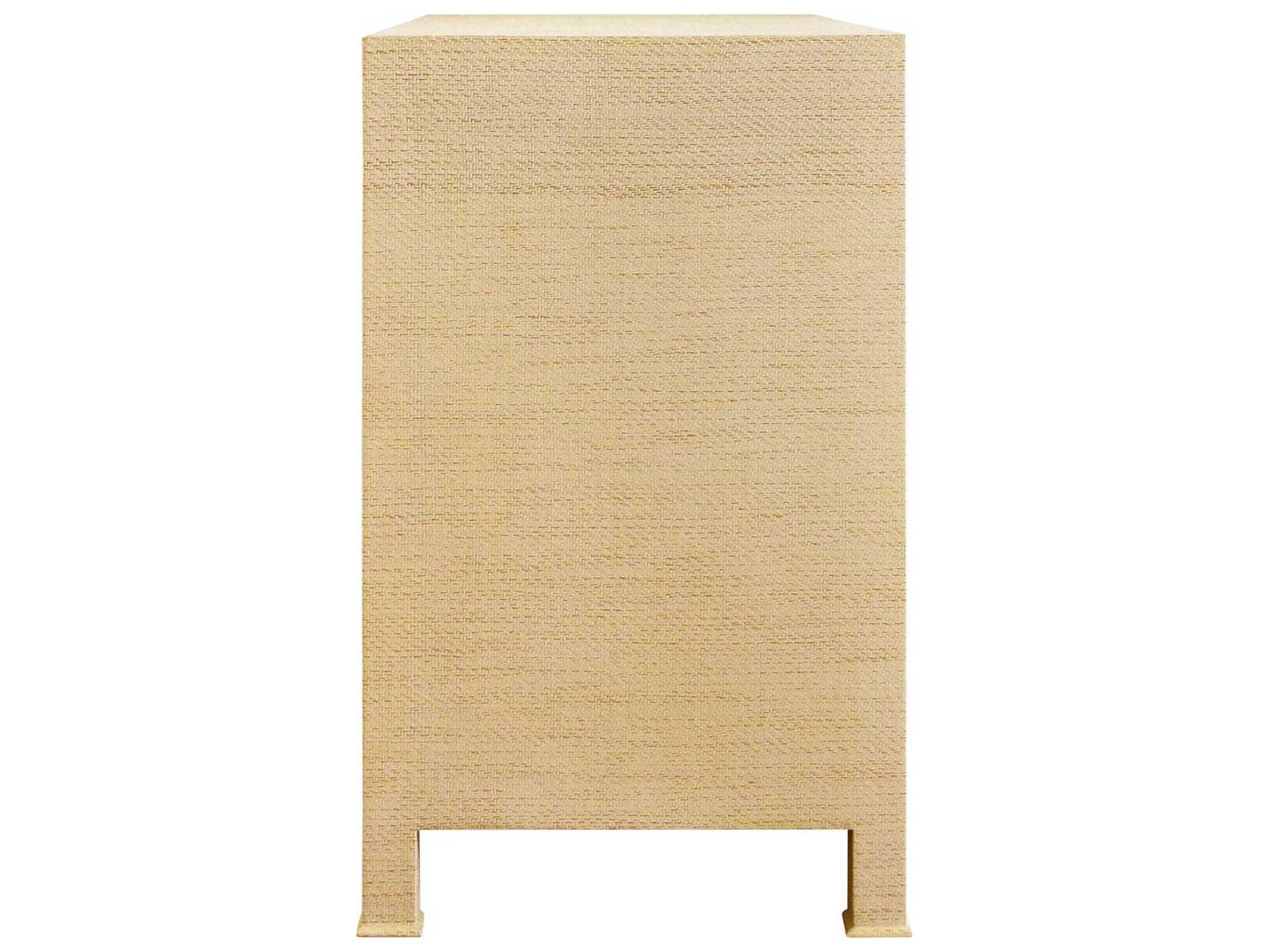 Worlds Away 3-Drawers Brown Hardwood Dresser