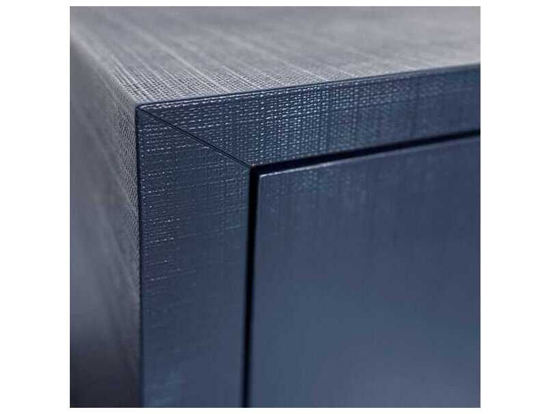 Worlds Away 3-Drawers Blue Hardwood Dresser