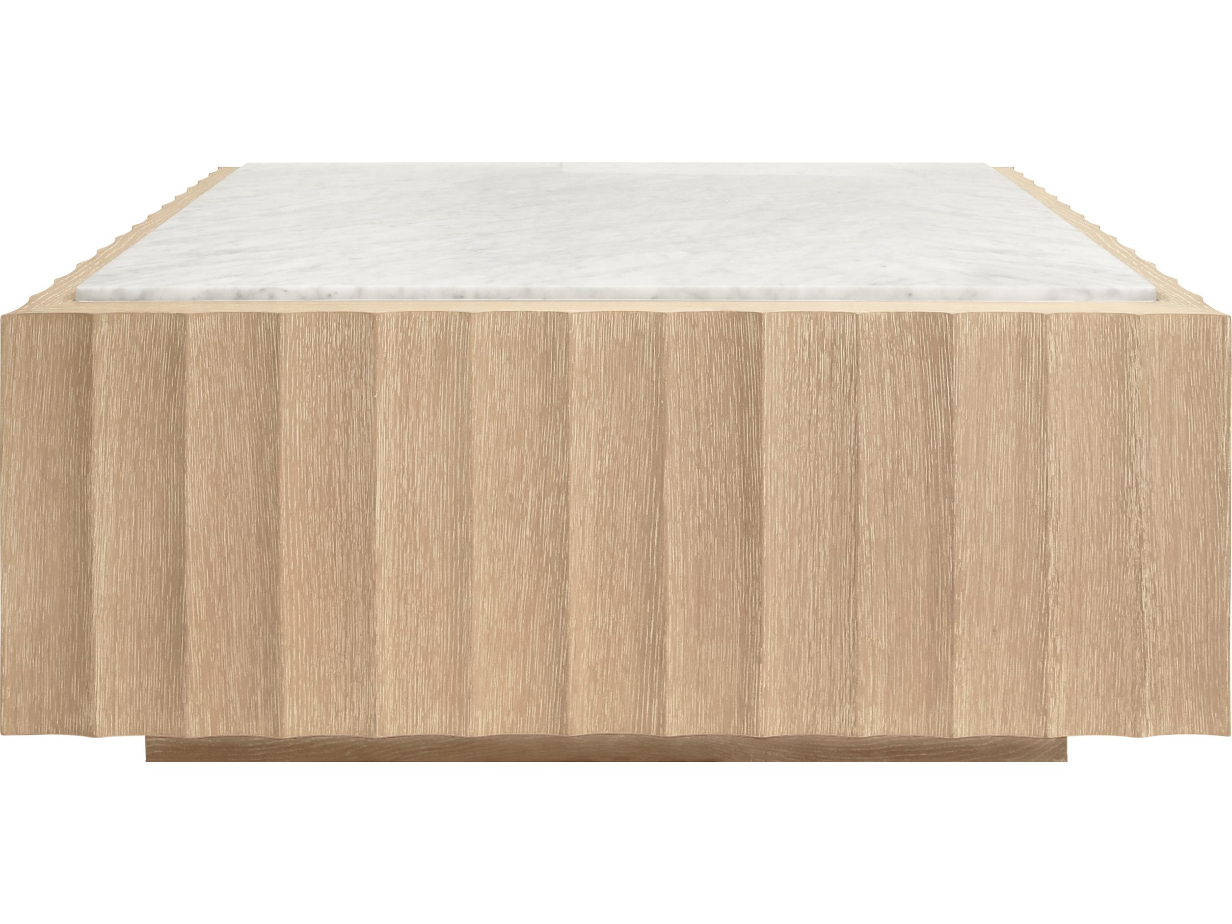 Worlds Away Square Marble Coffee Table