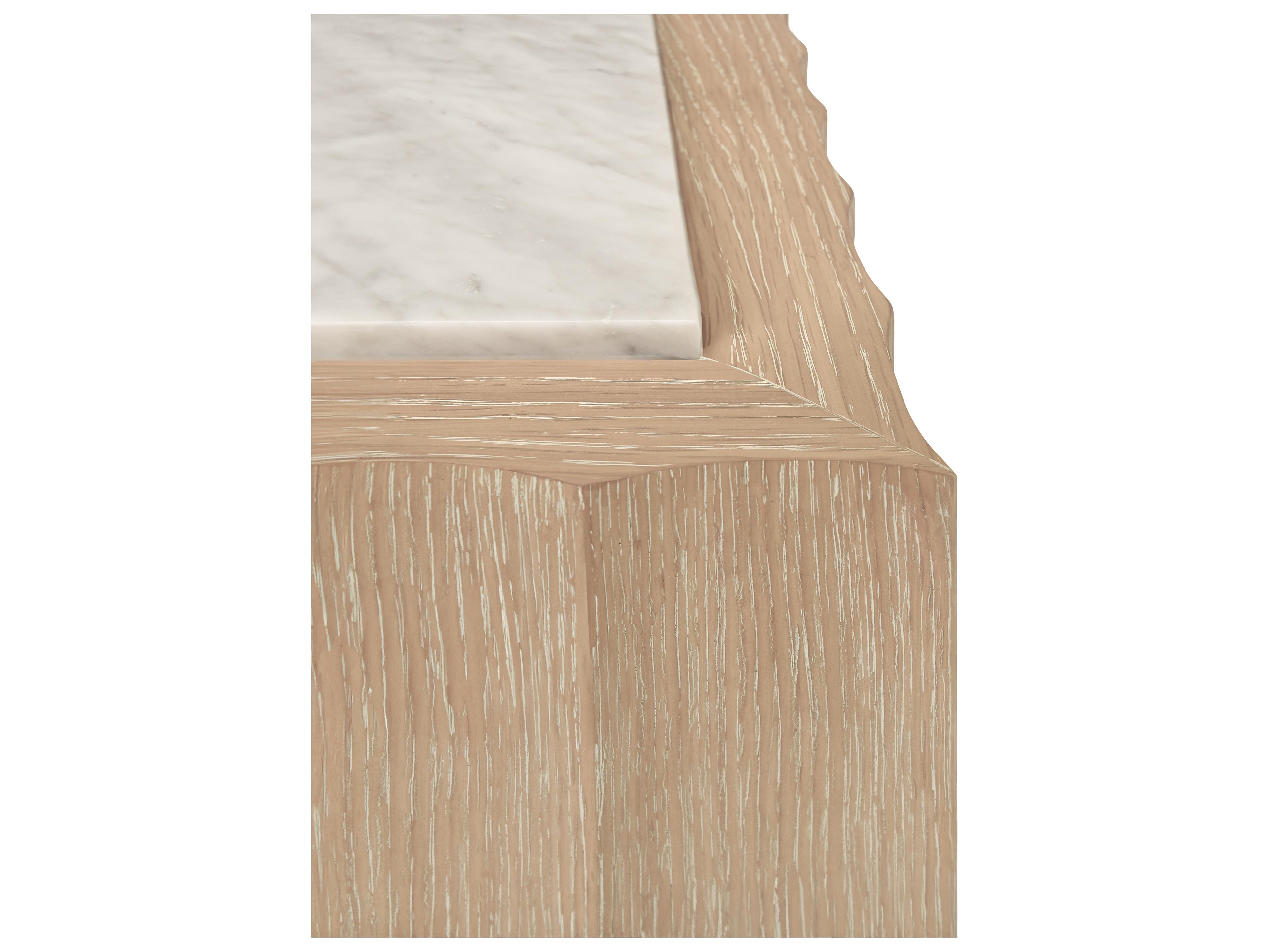 Worlds Away Square Marble Coffee Table