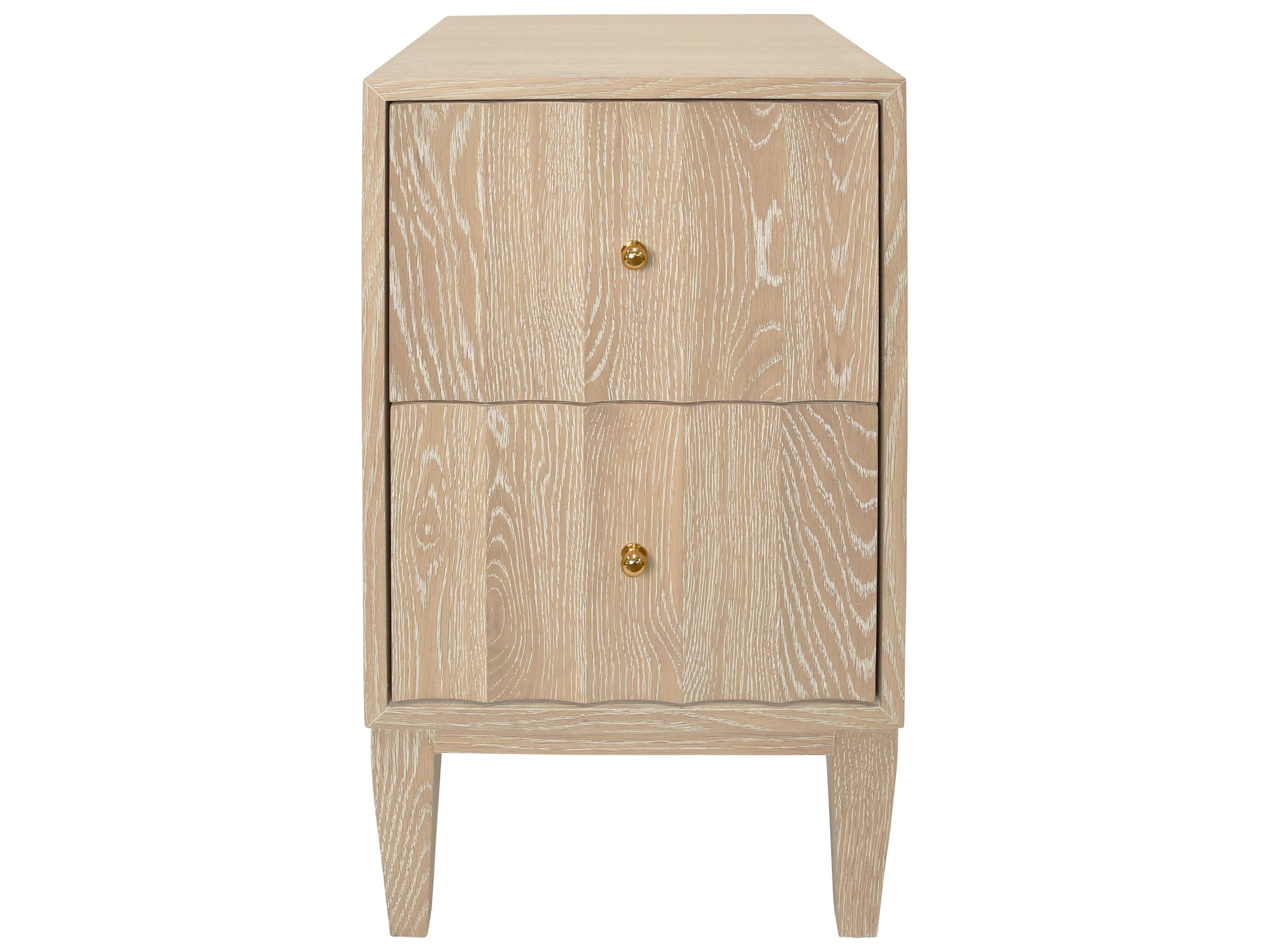 Worlds Away Rectangular Wood End Table