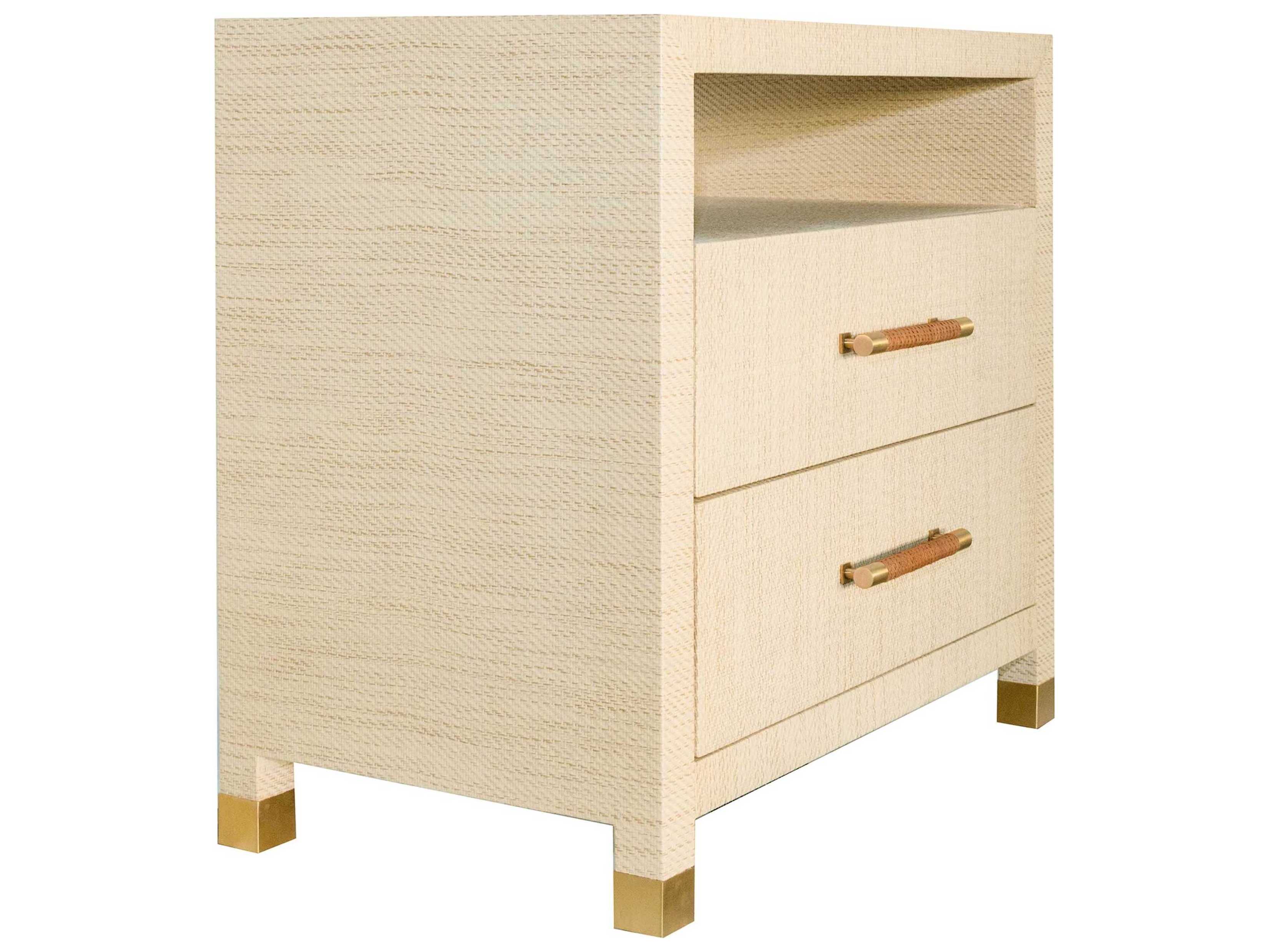 Worlds Away 2-Drawers Nightstand