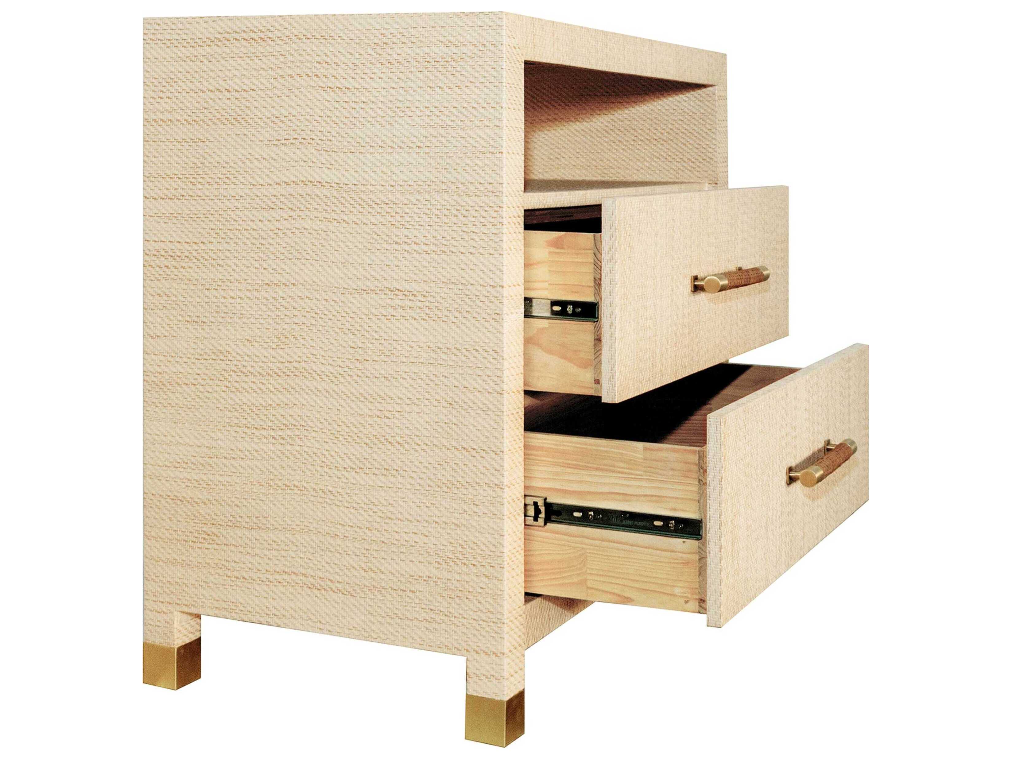 Worlds Away 2-Drawers Nightstand
