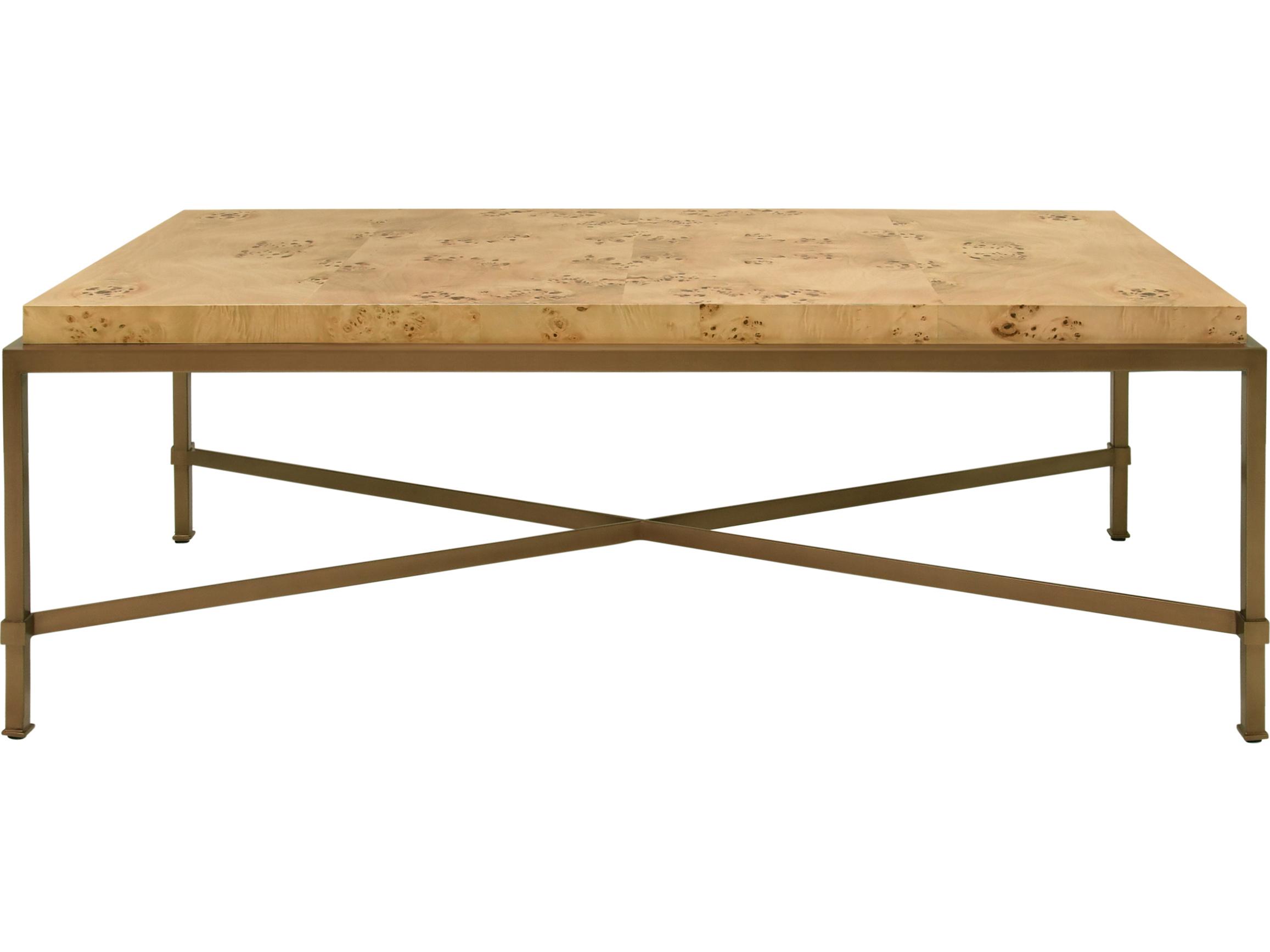 Worlds Away Rectangular Wood Coffee Table