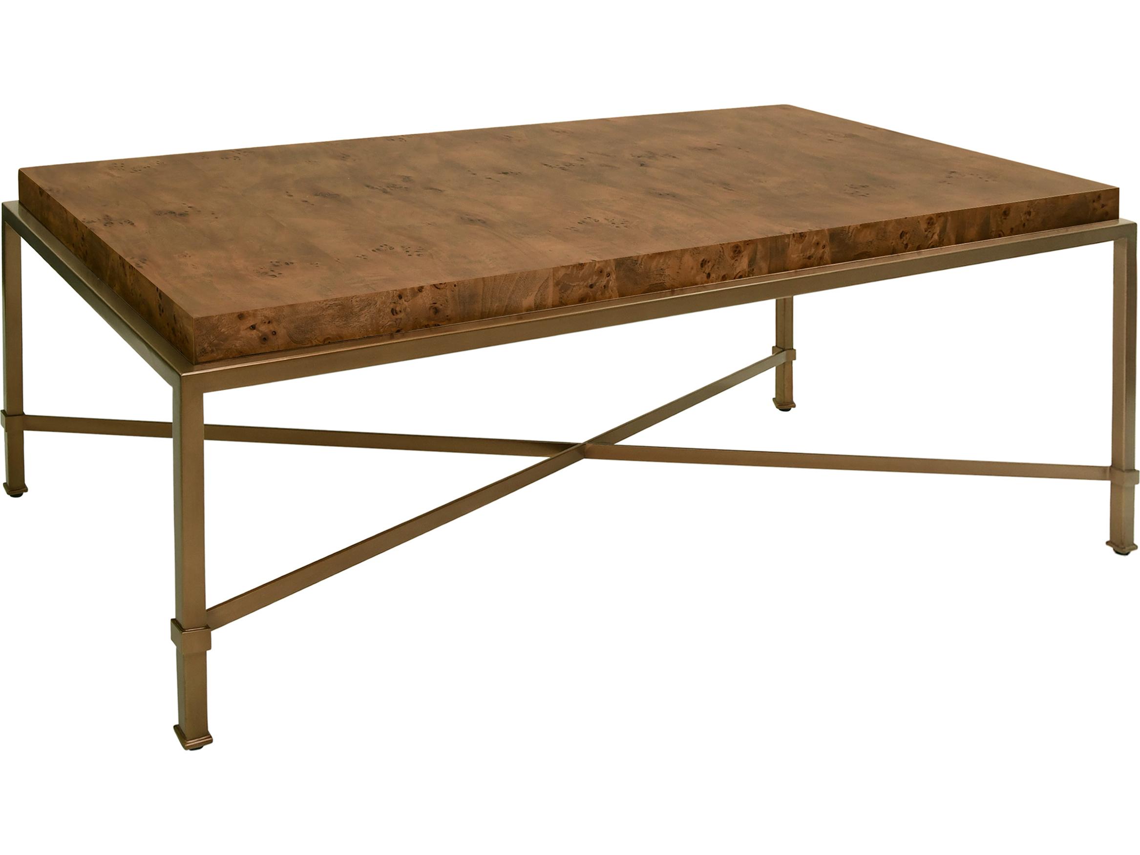 Worlds Away Rectangular Wood Coffee Table