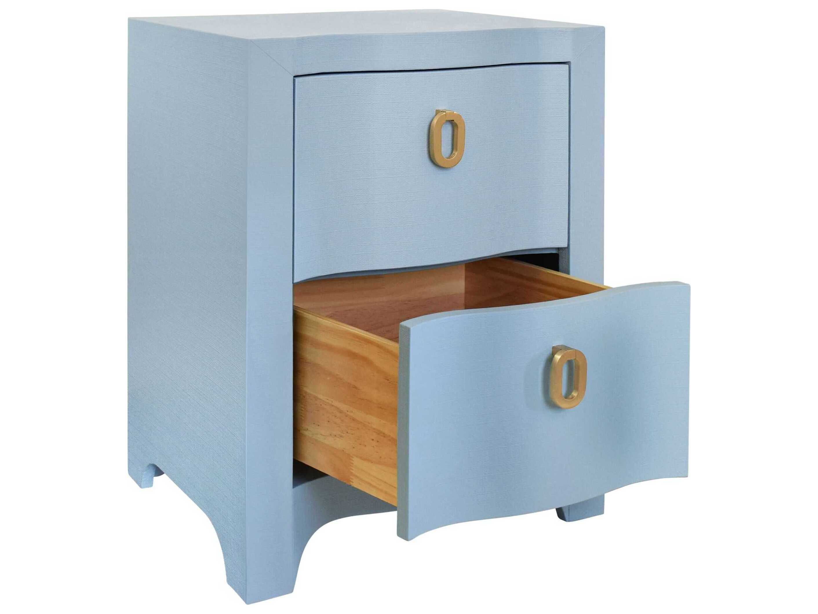 Worlds Away Rectangular Wood End Table