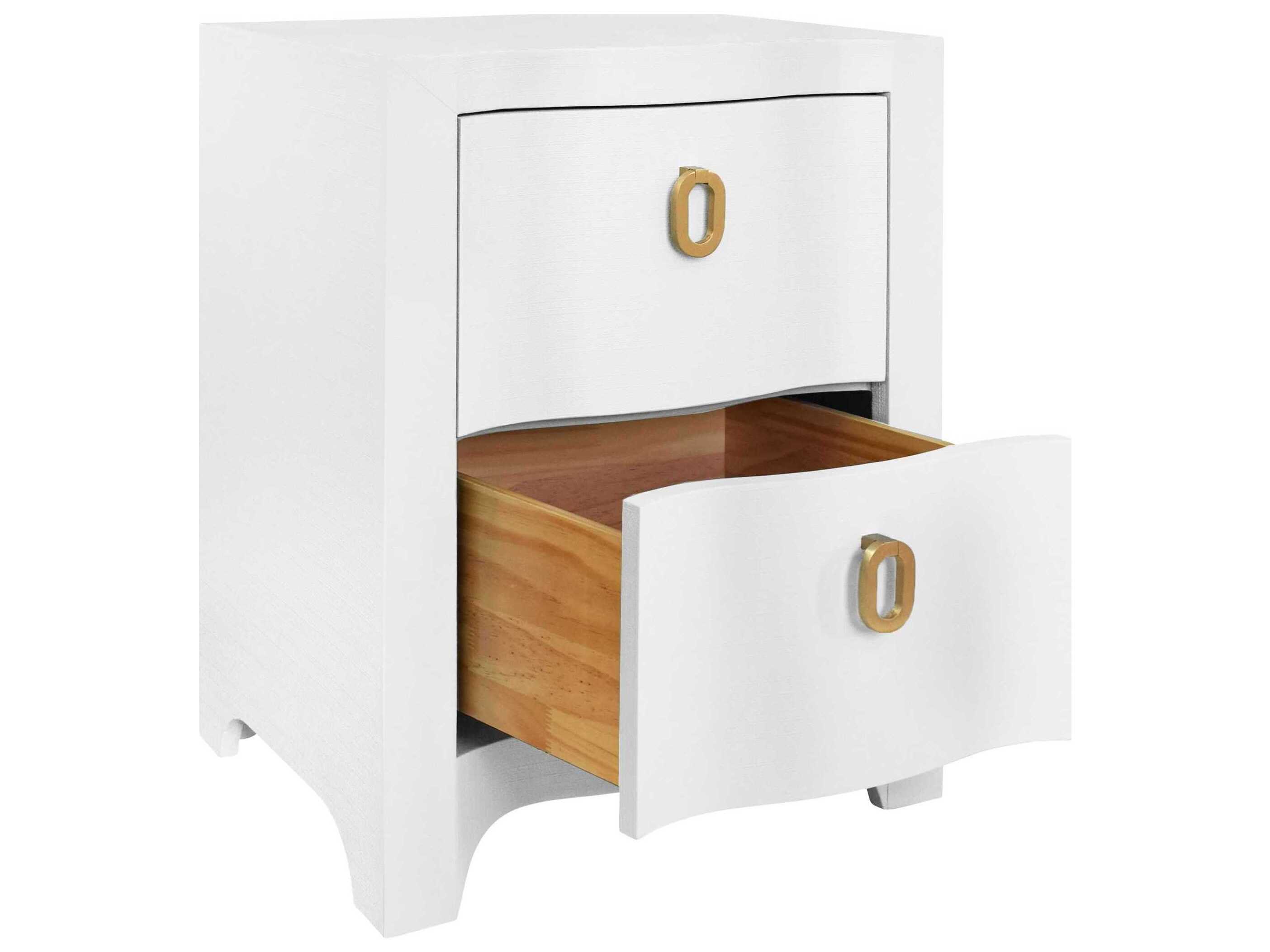 Worlds Away Rectangular Wood End Table