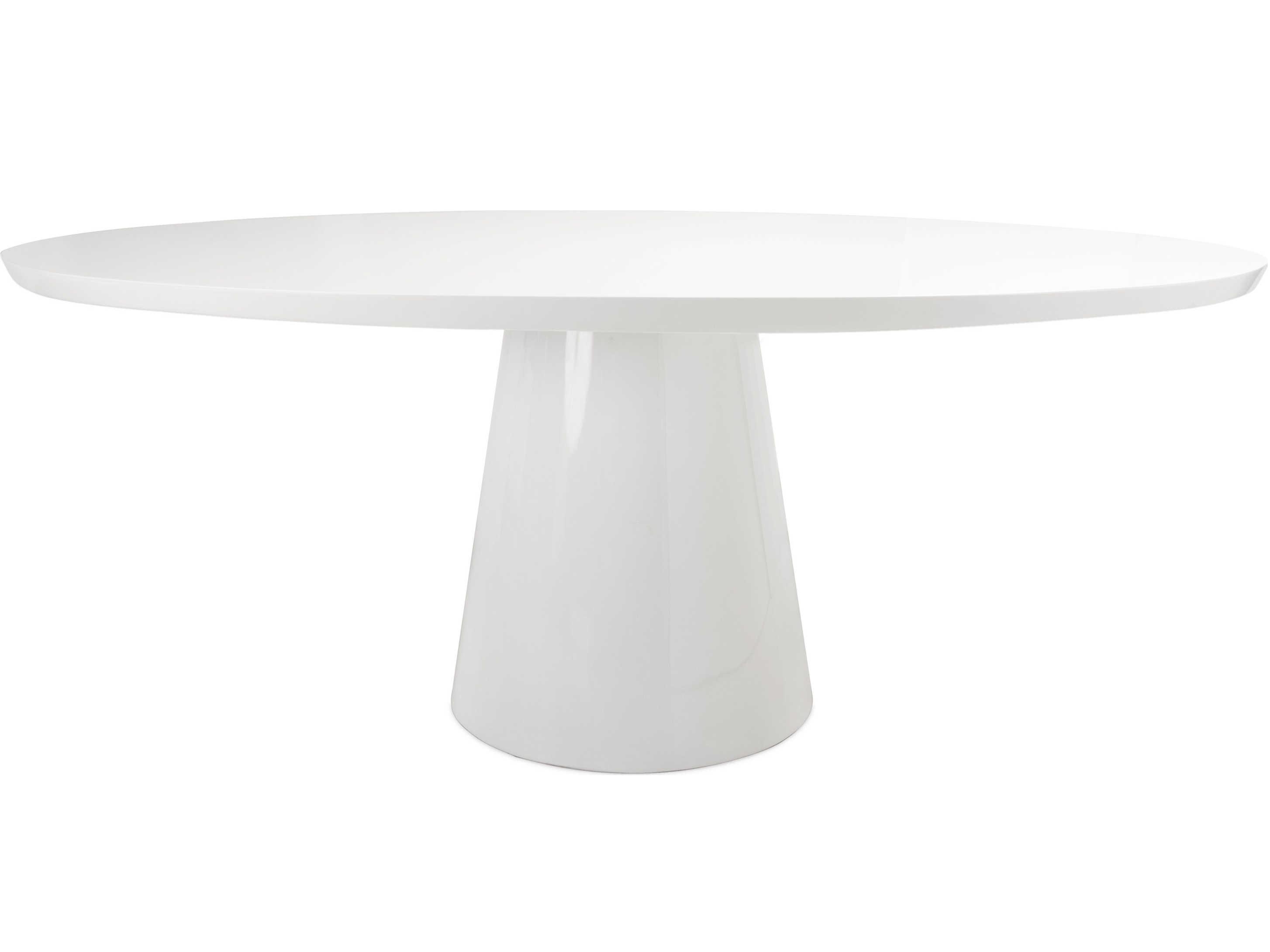 Worlds Away Oval Wood Dining Table