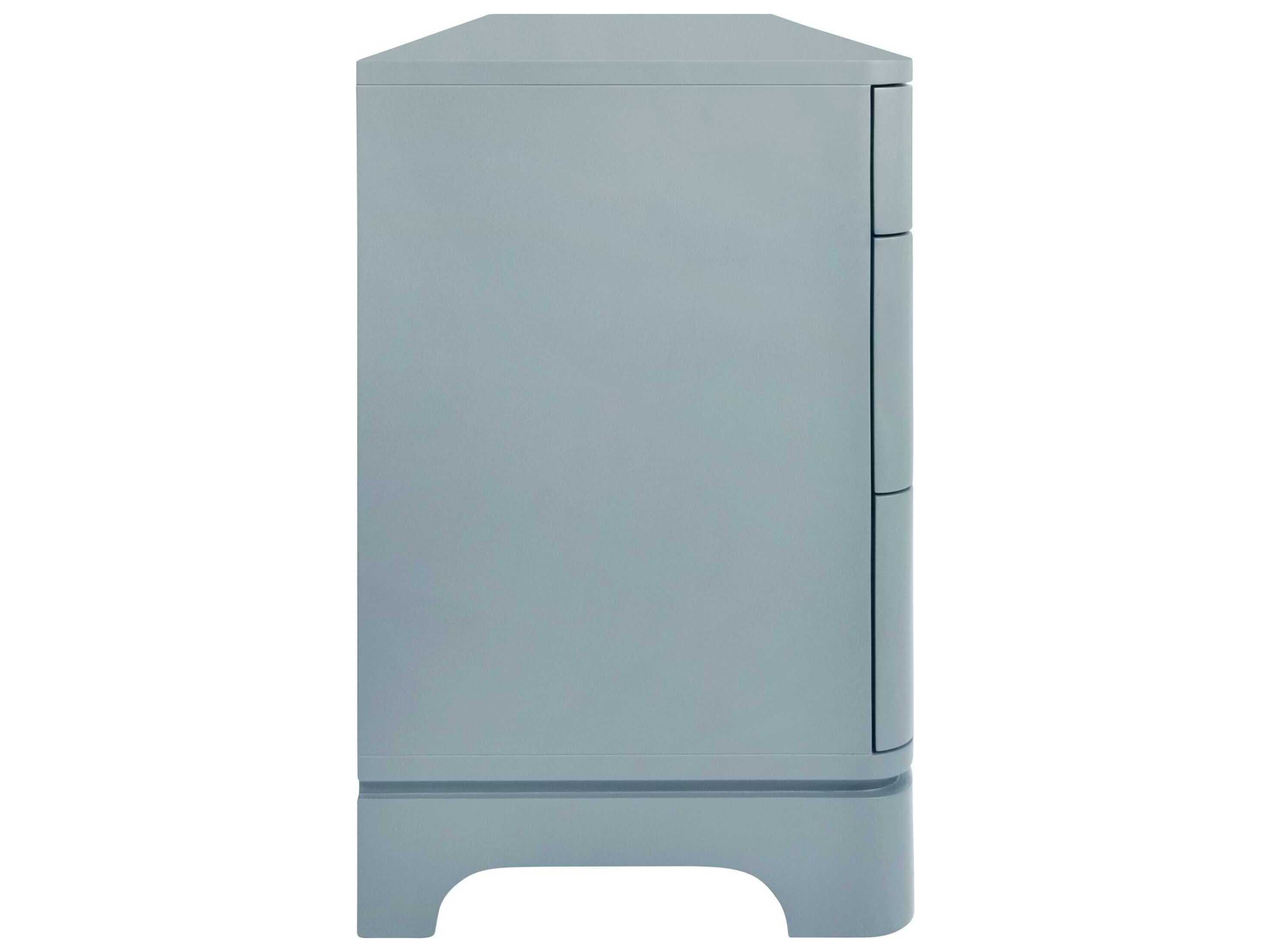 Worlds Away 6-Drawers Blue Double Dresser