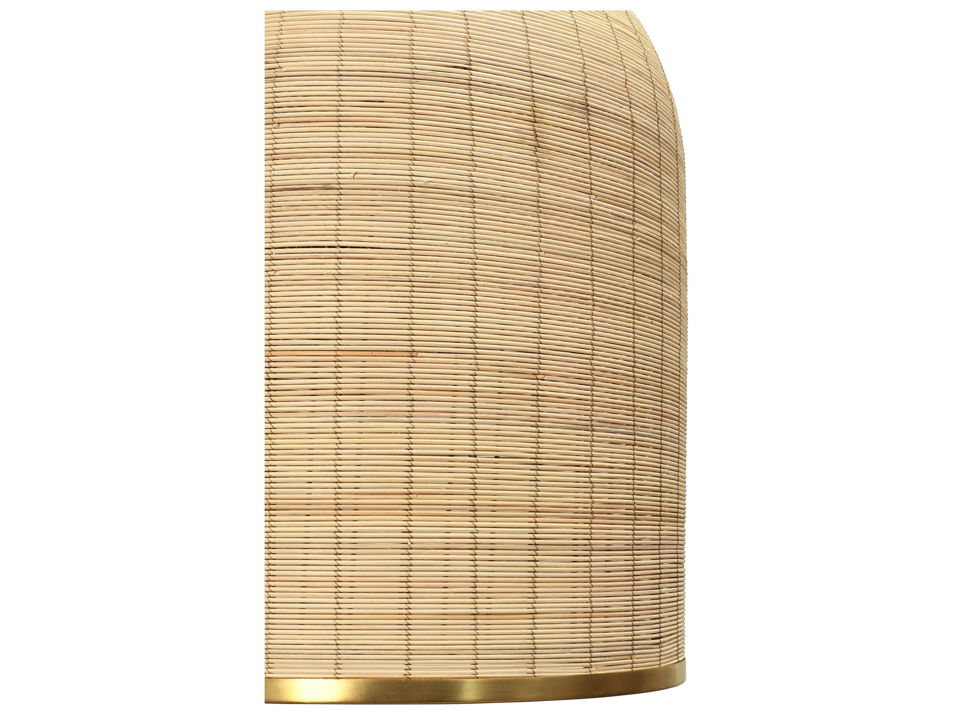 Worlds Away Brown Pendant