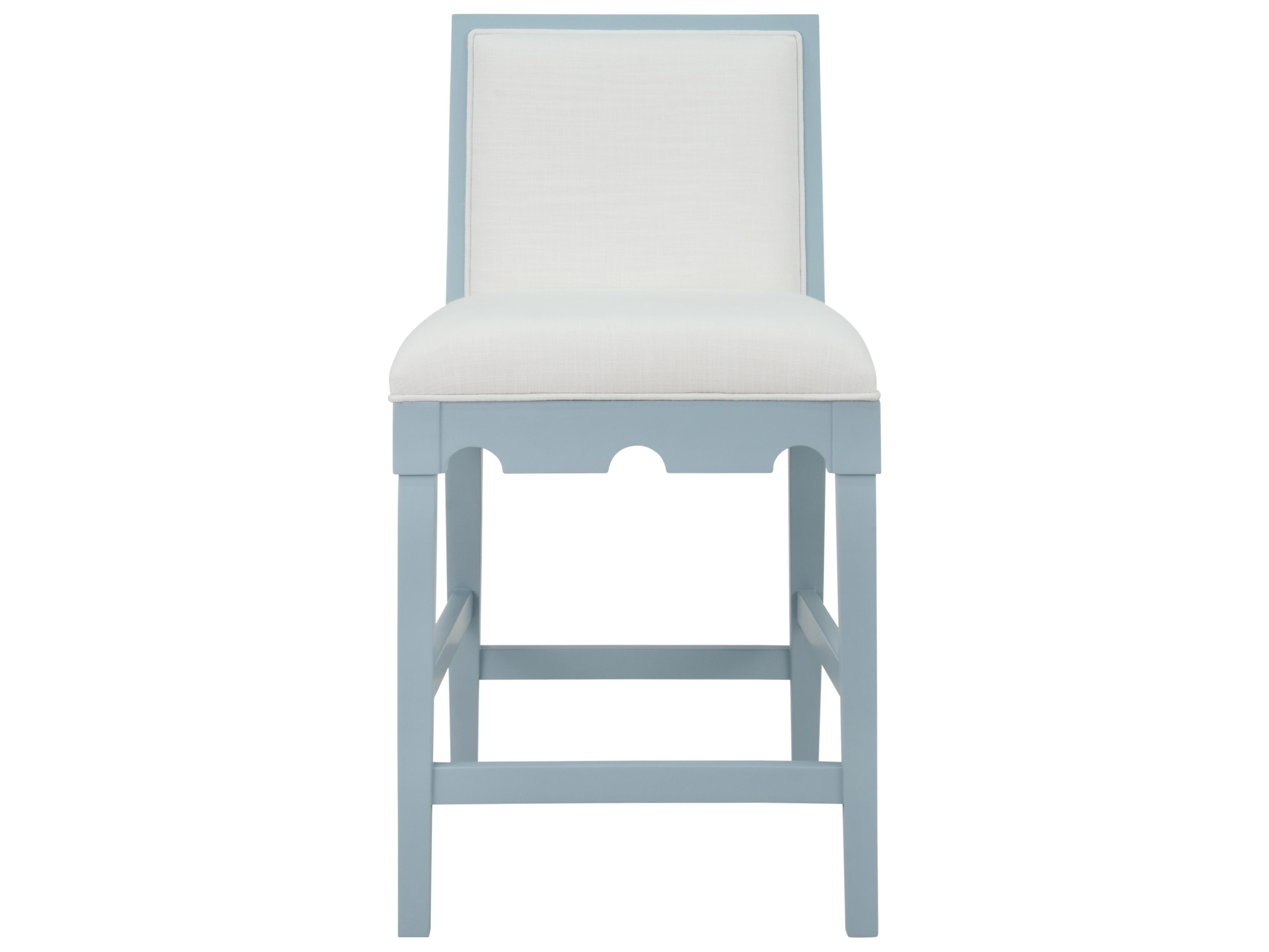 Worlds Away Upholstered Counter Stool