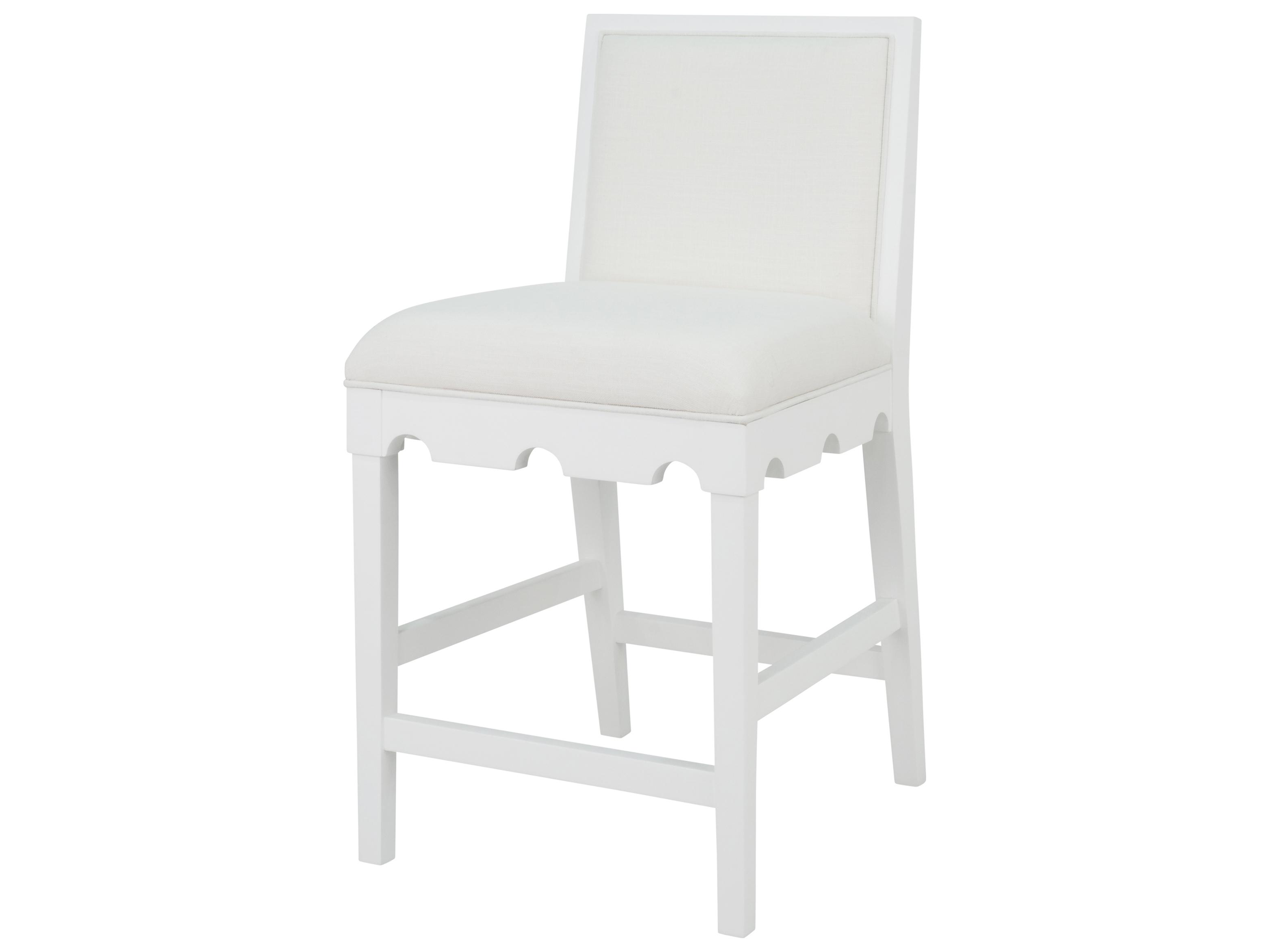 Worlds Away Upholstered Counter Stool